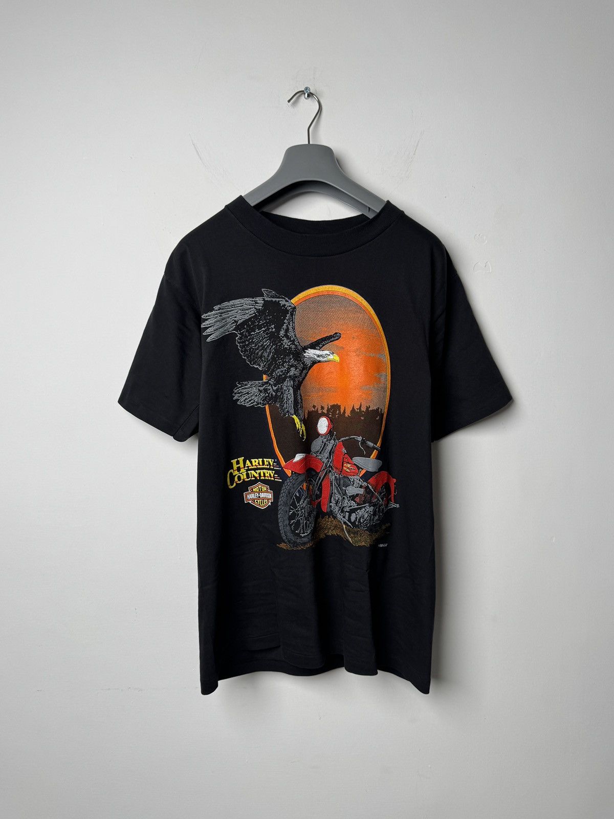 Harley Davidson Vintage 1995 Harley-Davidson “Harley Country” T-Shirt Size US M / EU 48-50 / 2 - 1 Thumbnail
