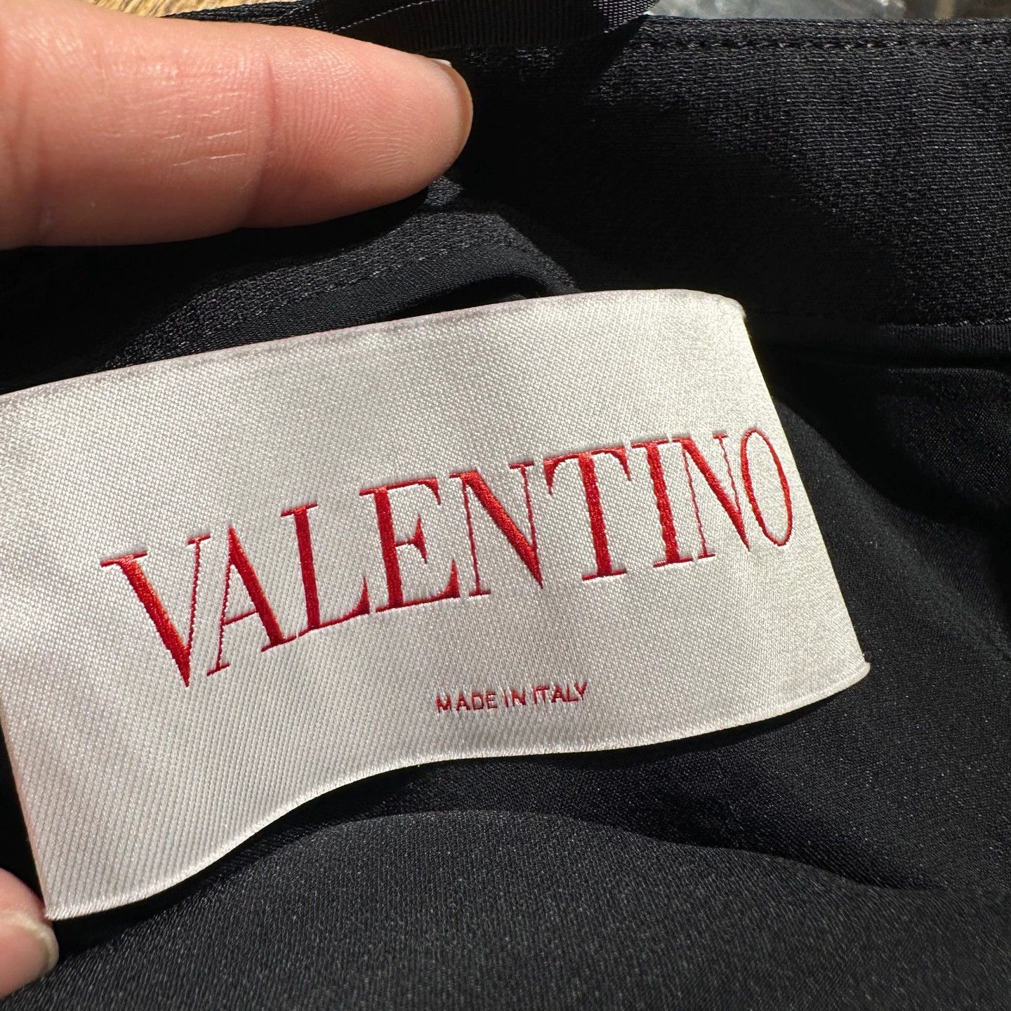 Valentino VALENTINO one-shoulder sleeveless wool dress 38 Size XS / US 0-2 / IT 36-38 - 3 Thumbnail