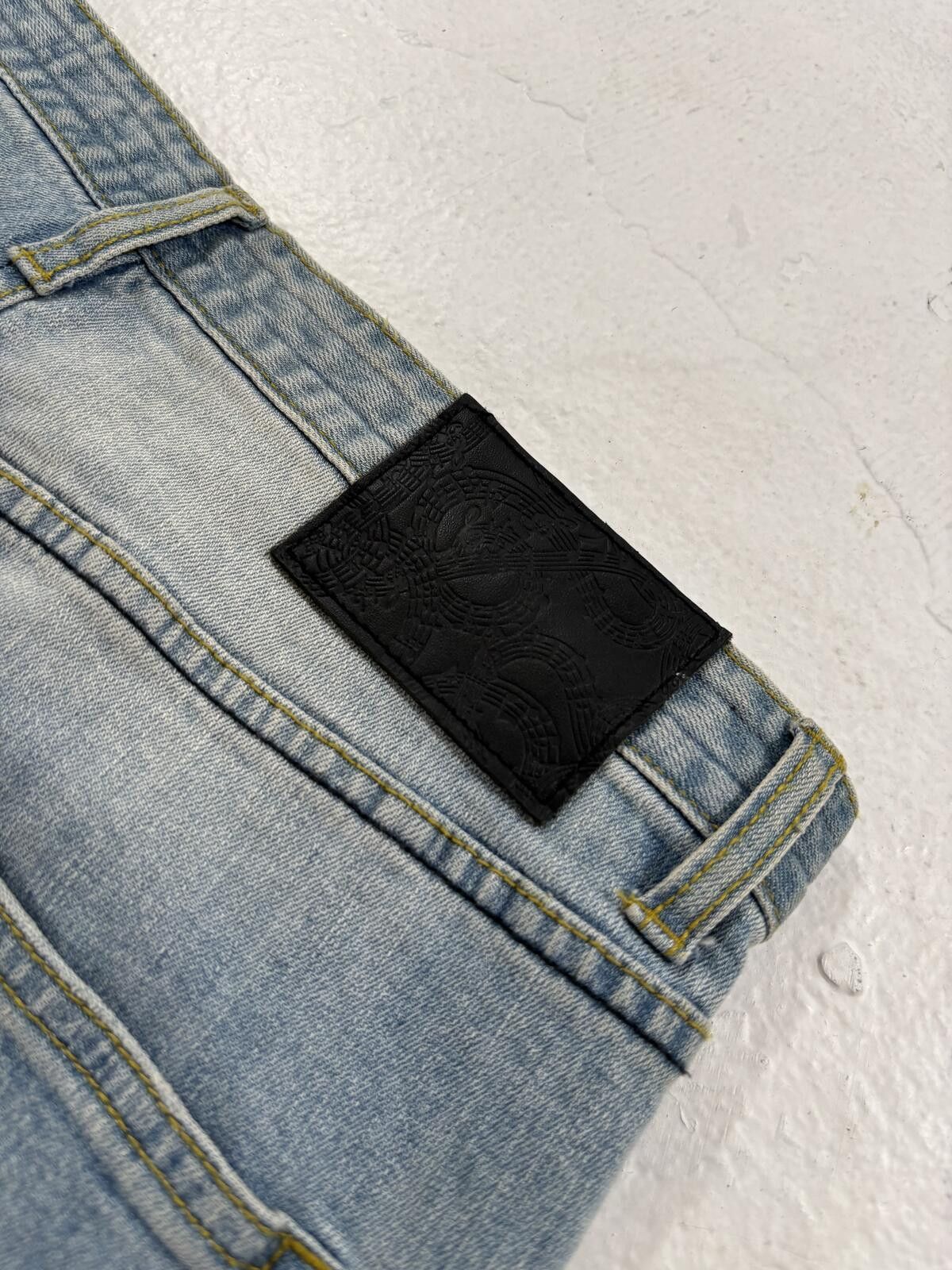 Number (N)ine Number (N)ine Music Note Crash Denim Size US 30 / EU 46 - 5 Thumbnail