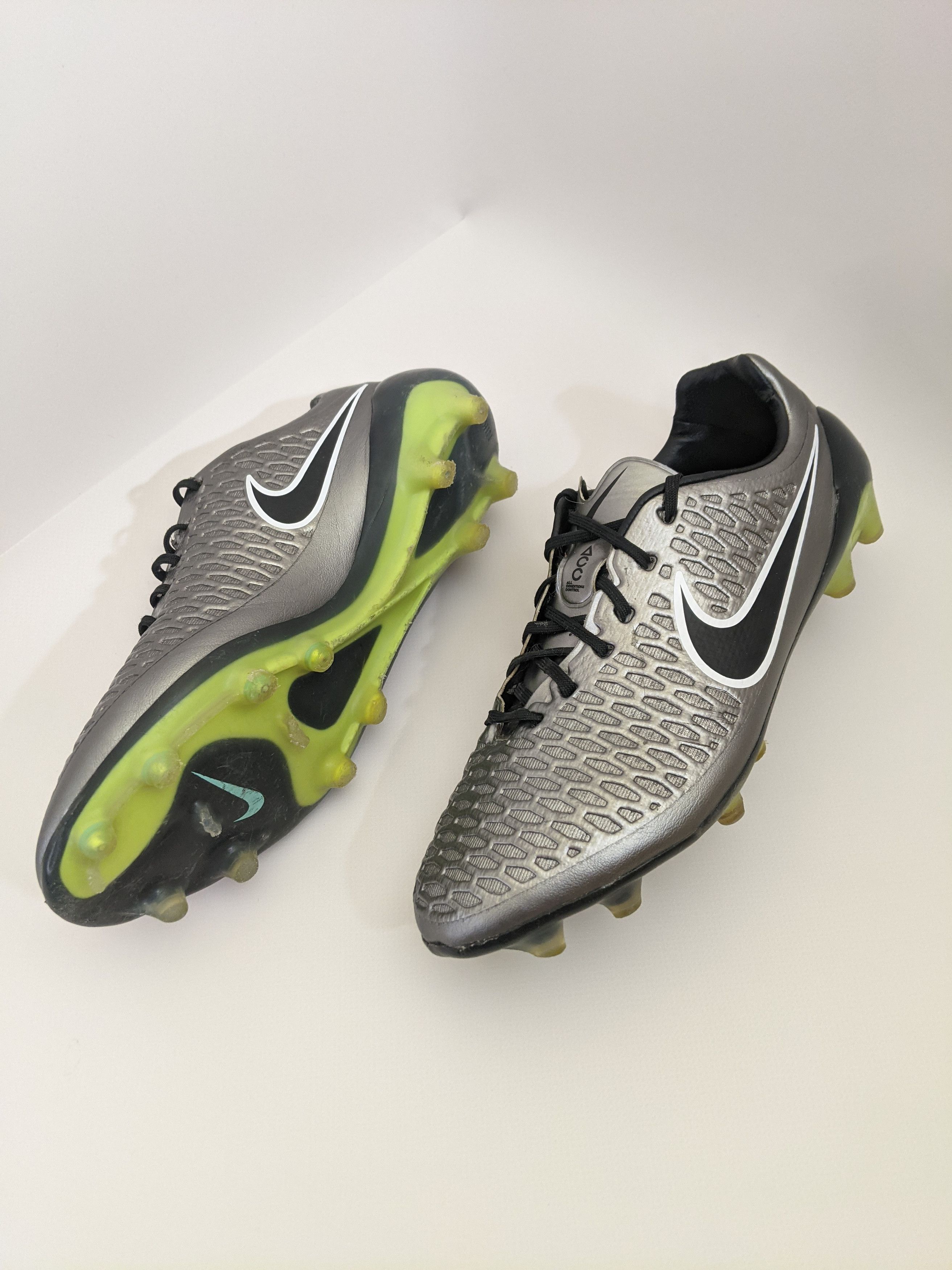 image of Nike Magista Opus I Fg Soccer Football Cleats Boots in Grey, Men's (Size 9)