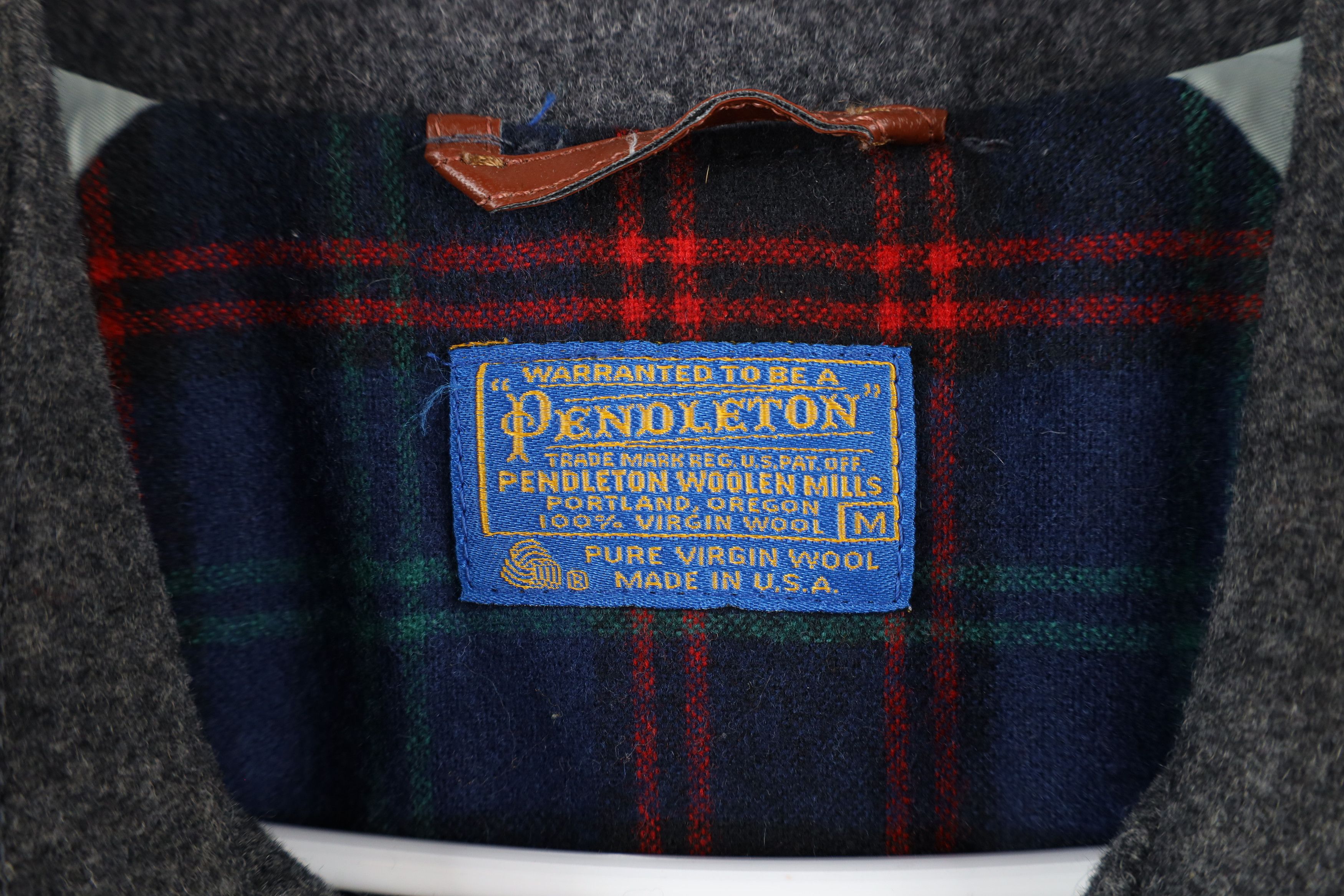Pendleton × Vintage Vintage 90s Pendleton Wool Full Zip Jacket Heather Gray USA Size US M / EU 48-50 / 2 - 6 Thumbnail