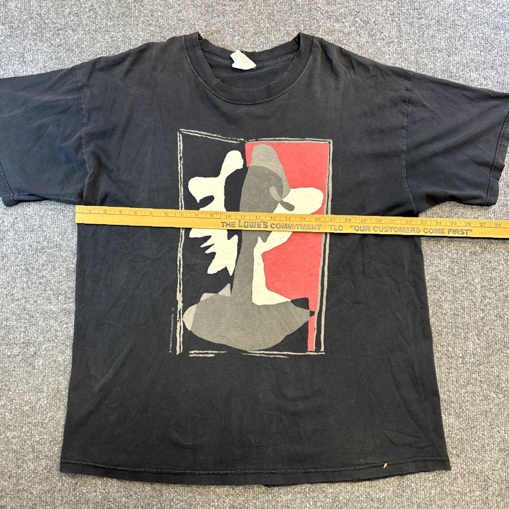 Vintage VINTAGE Salvador Dali Fundacio Gala Abstract Art T-shirt XL Black Mens XL Short Sleeve Art 2001 Size US XL / EU 56 / 4 - 5 Thumbnail