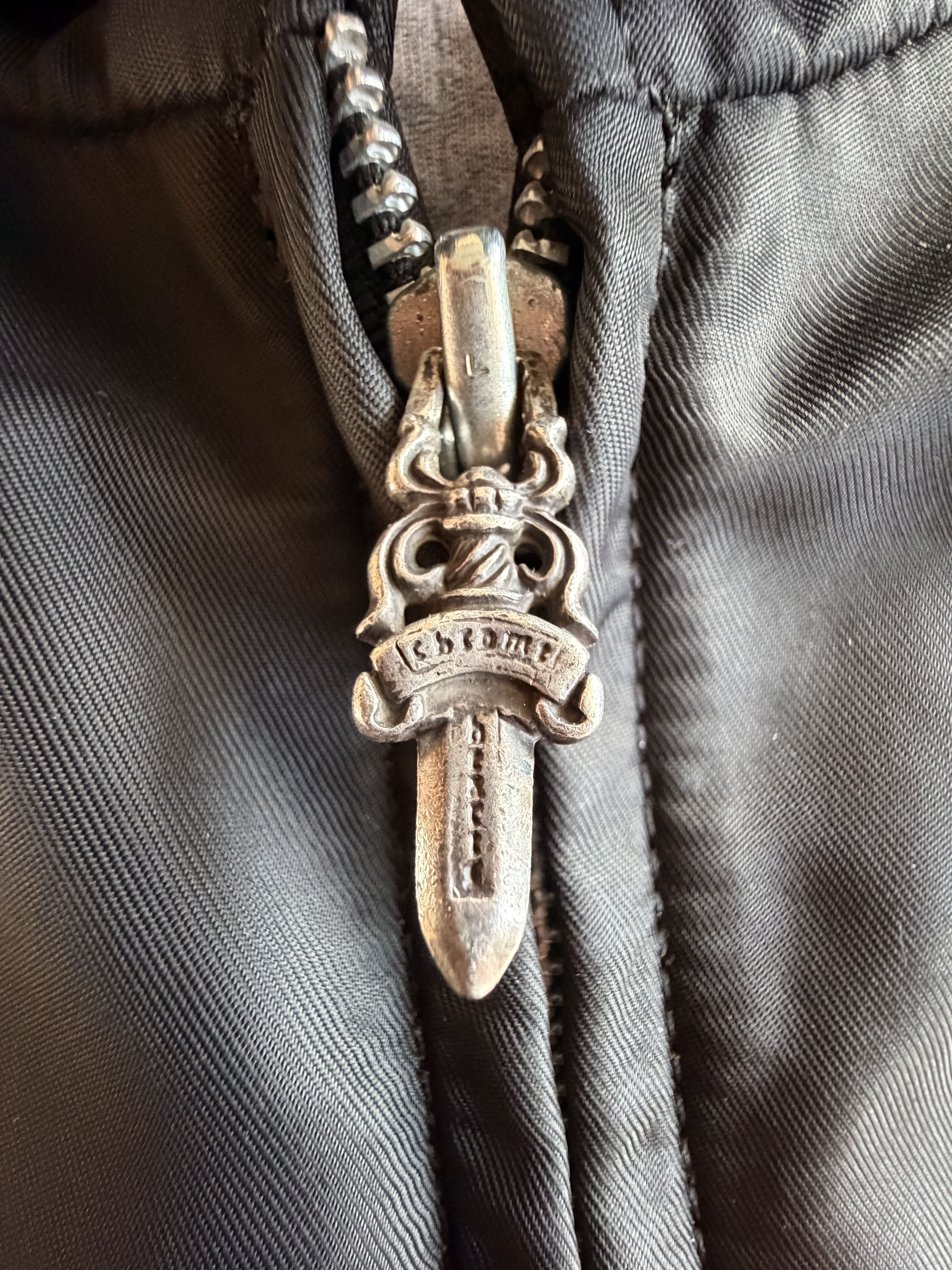 Chrome Hearts Black Cemetery Cross Patch Nylon Trucker Jacket Size US M / EU 48-50 / 2 - 5 Thumbnail
