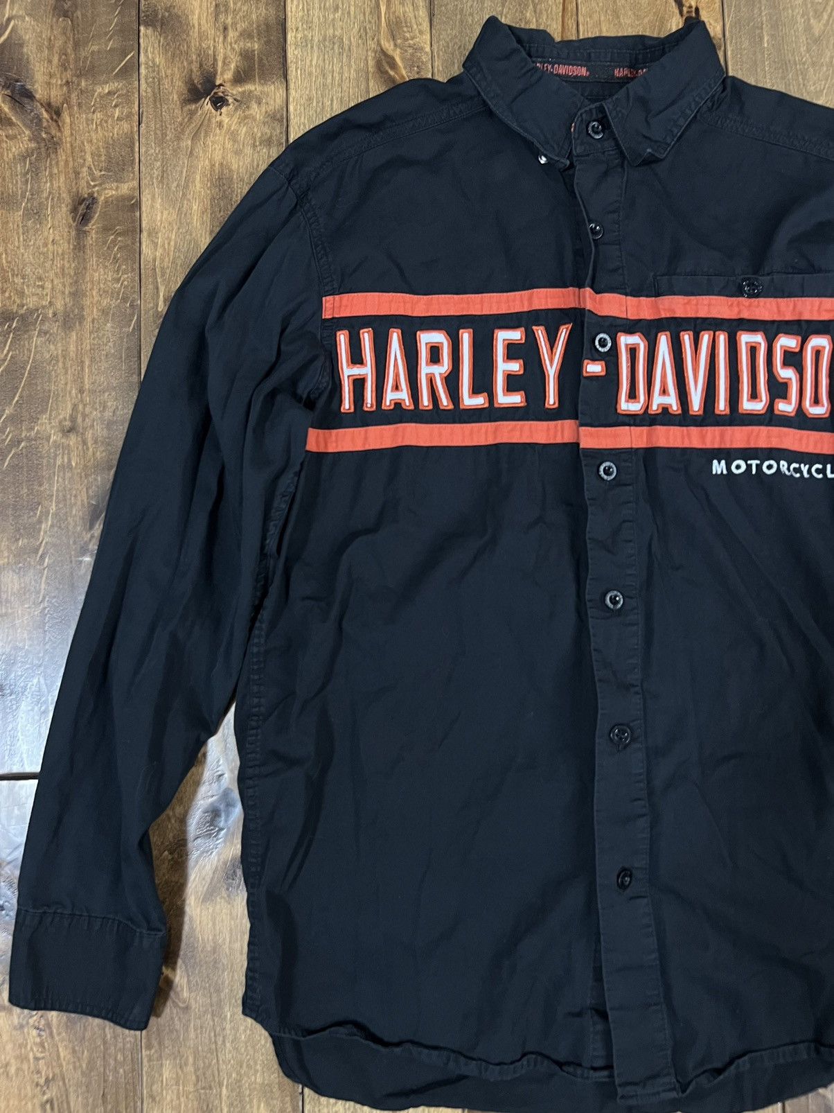 Harley Davidson × Vintage Vintage Harley Davidson Button up Shirt Size US S / EU 44-46 / 1 - 4 Thumbnail
