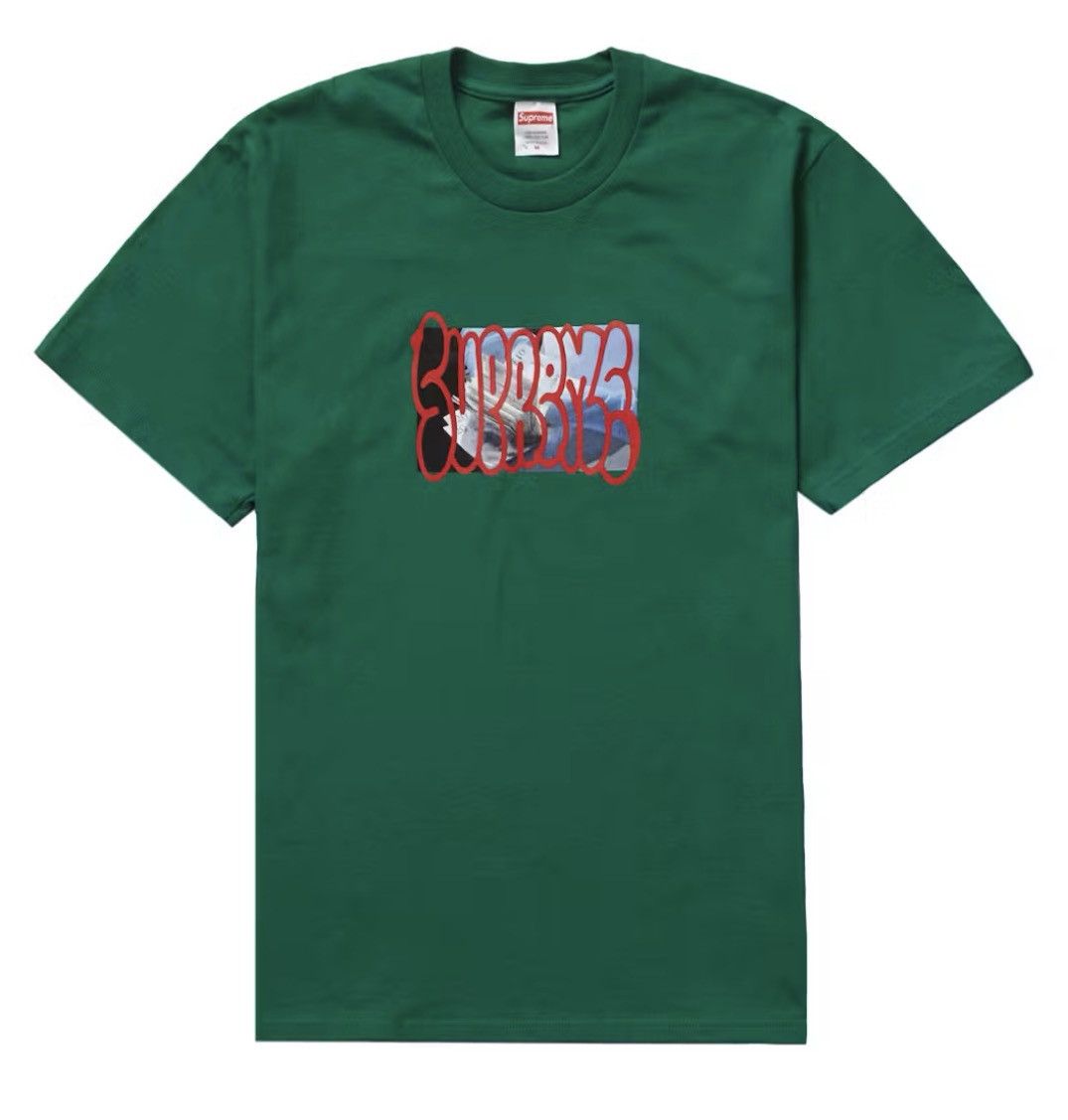 Supreme New Supreme Payment Tee Pine Green Size L Size US L / EU 52-54 / 3 - 1 Thumbnail