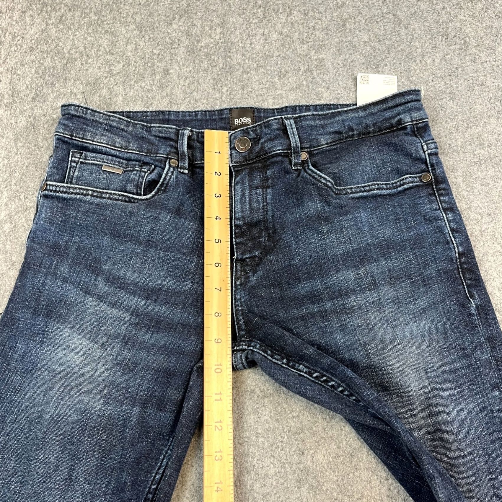 Hugo Boss HUGO BOSS Jeans Slim Skinny 32 32 Dark Wash Blue Stretch Charleston Denim Men Size US 32 / EU 48 - 5 Thumbnail