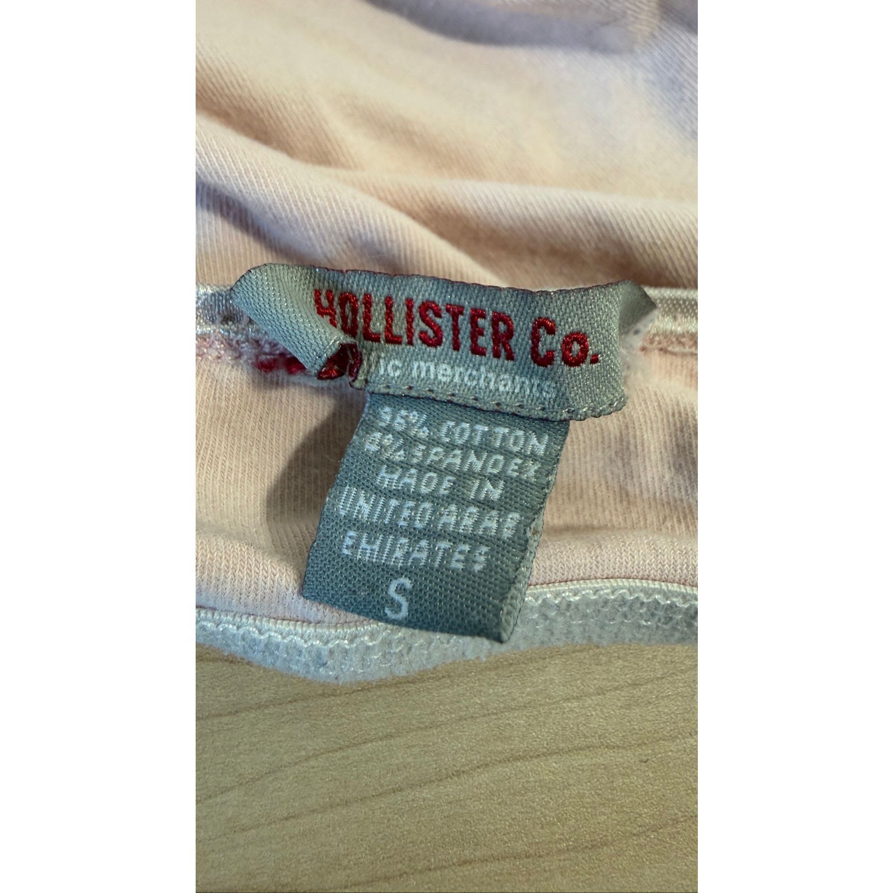 Hollister Y2K Hollister Co Pink Spaghetti Strap Cami Tank Top Womens S Size S / US 4 / IT 40 - 3 Thumbnail