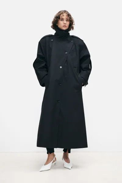 H&M × Hypebeast H&M STUDIO OVERSIZED COTTON TRENCH COAT Size US XL / EU 56 / 4 - 3 Thumbnail