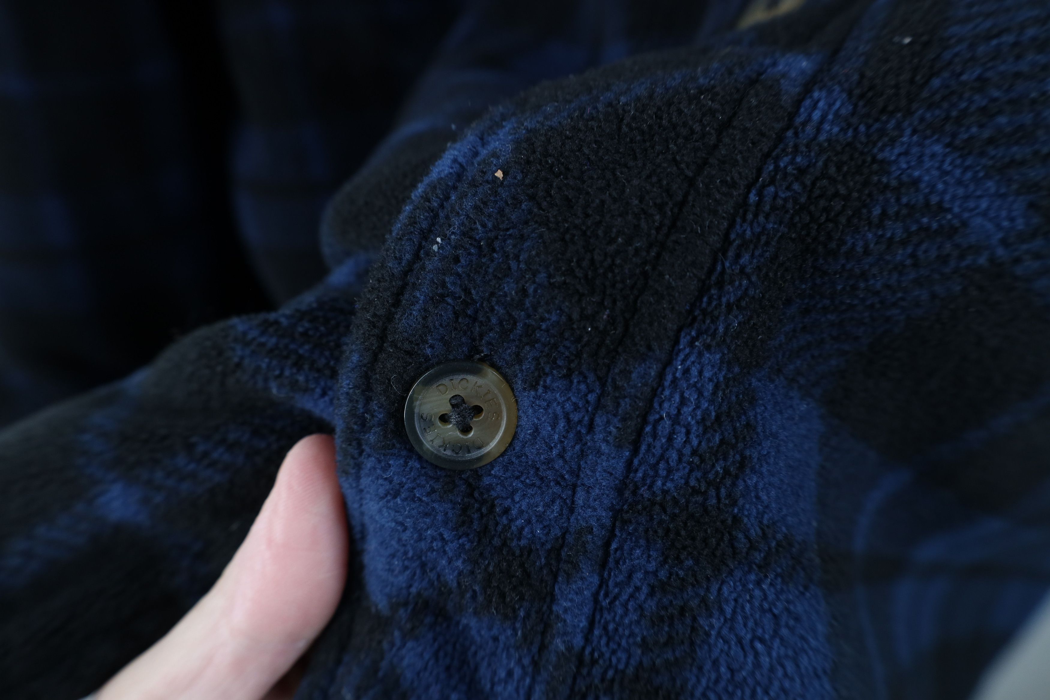 Dickies Vintage Y2K Dickies Quilted Fleece Button Shirt Jacket Plaid Size US XL / EU 56 / 4 - 5 Thumbnail