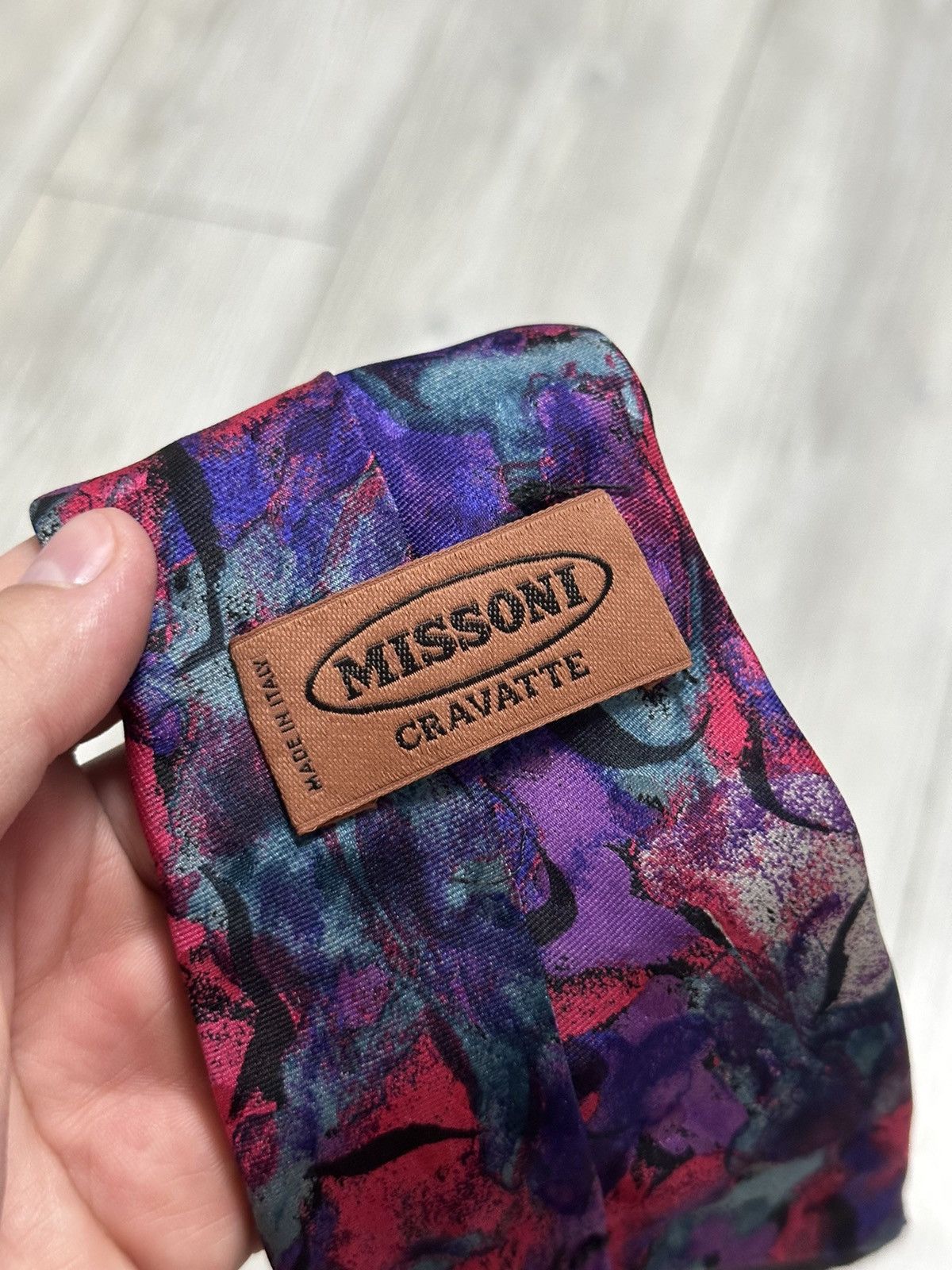 Other Luxury Missoni Cravatte Multicolor Silk Tie Made In Italy Size ONE SIZE - 4 Thumbnail