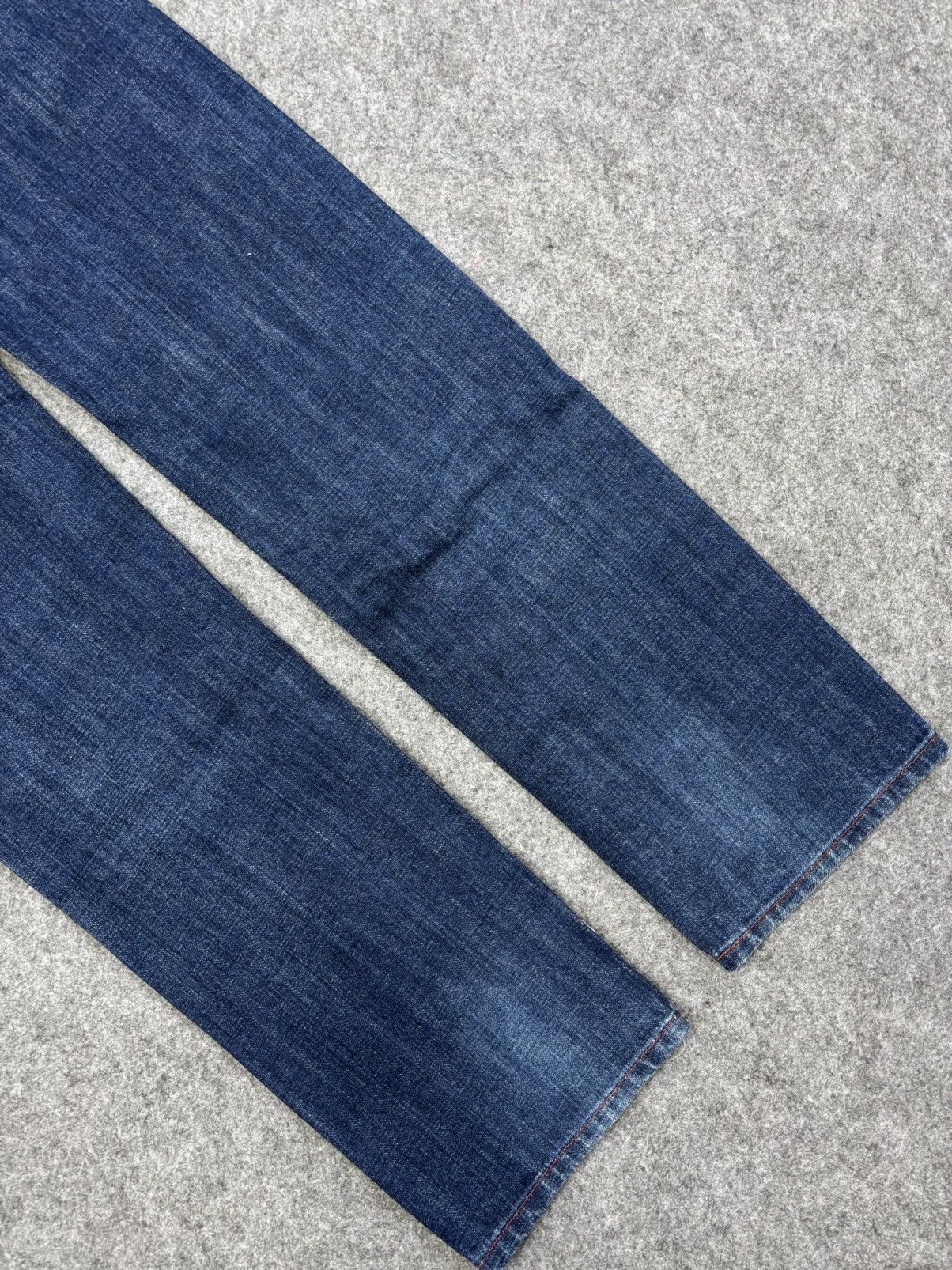 Japanese Brand 💥Artisanal💥Zen Clothing Flying Pheonix Mural Denim F706 Size US 27 - 14 Thumbnail