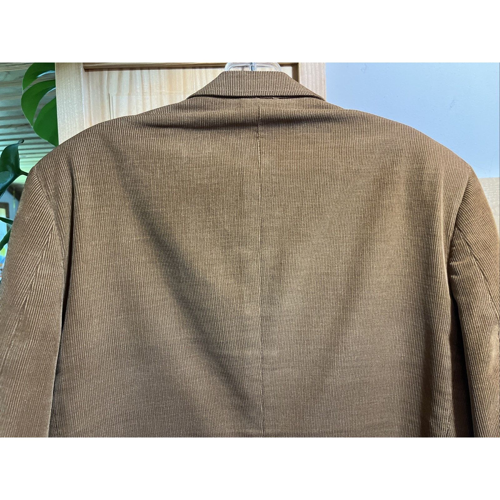 Haggar Vintage Haggar Men’s 42R L Brown Corduroy 100% Cotton Jacket Size 42R - 7 Thumbnail