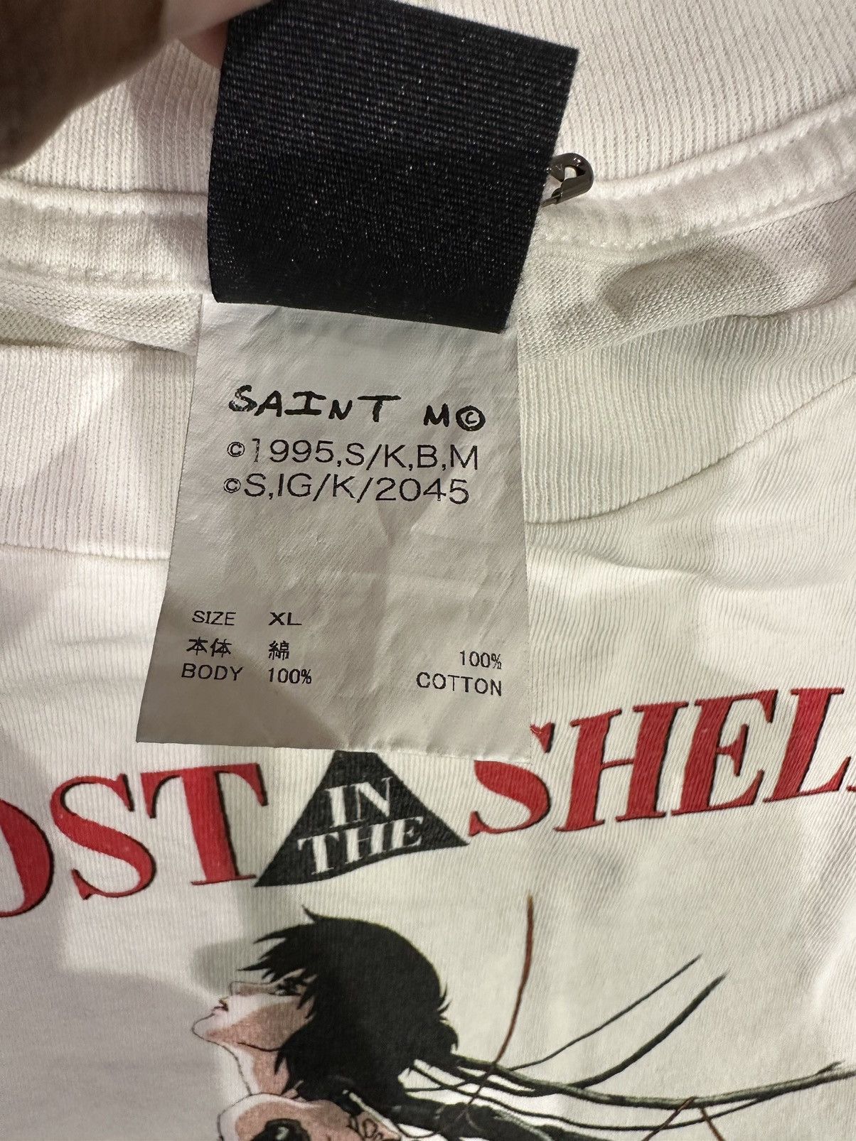 Saint Michael SAINT Mxxxxxx - Ghost In The Shell Tee White Size US XL / EU 56 / 4 - 3 Thumbnail
