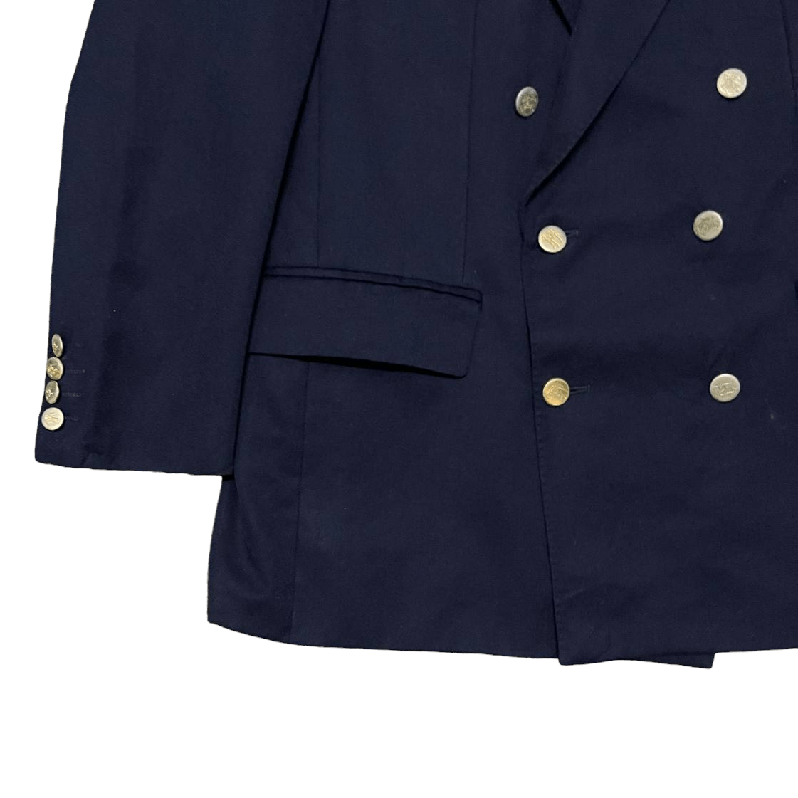 Burberry Vintage Burberry Gold Button Double Breasted Wool Coat Size US M / EU 48-50 / 2 - 3 Thumbnail
