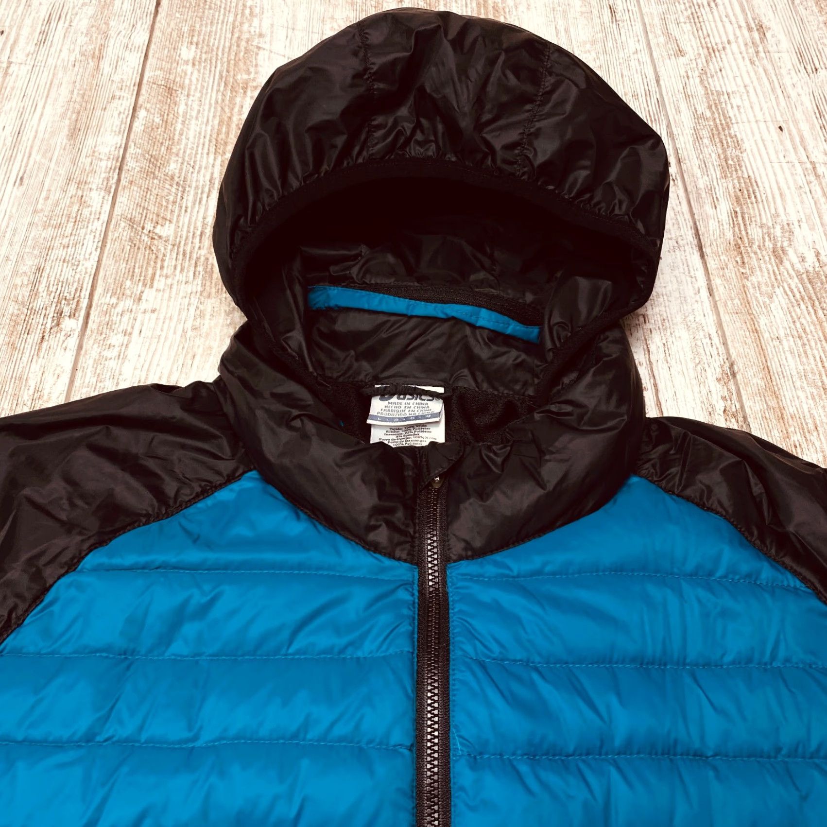 Asics ASICS Men’s Large Blue Puffer Jacket Lightweight Full Zip Outdoor Hiking Size US L / EU 52-54 / 3 - 6 Thumbnail