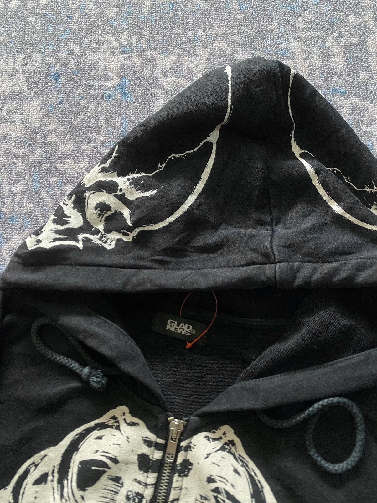 If Six Was Nine Japanes Glad News Skeleton Hoodie Gothic Vkei Punk Style Size US M / EU 48-50 / 2 - 5 Thumbnail