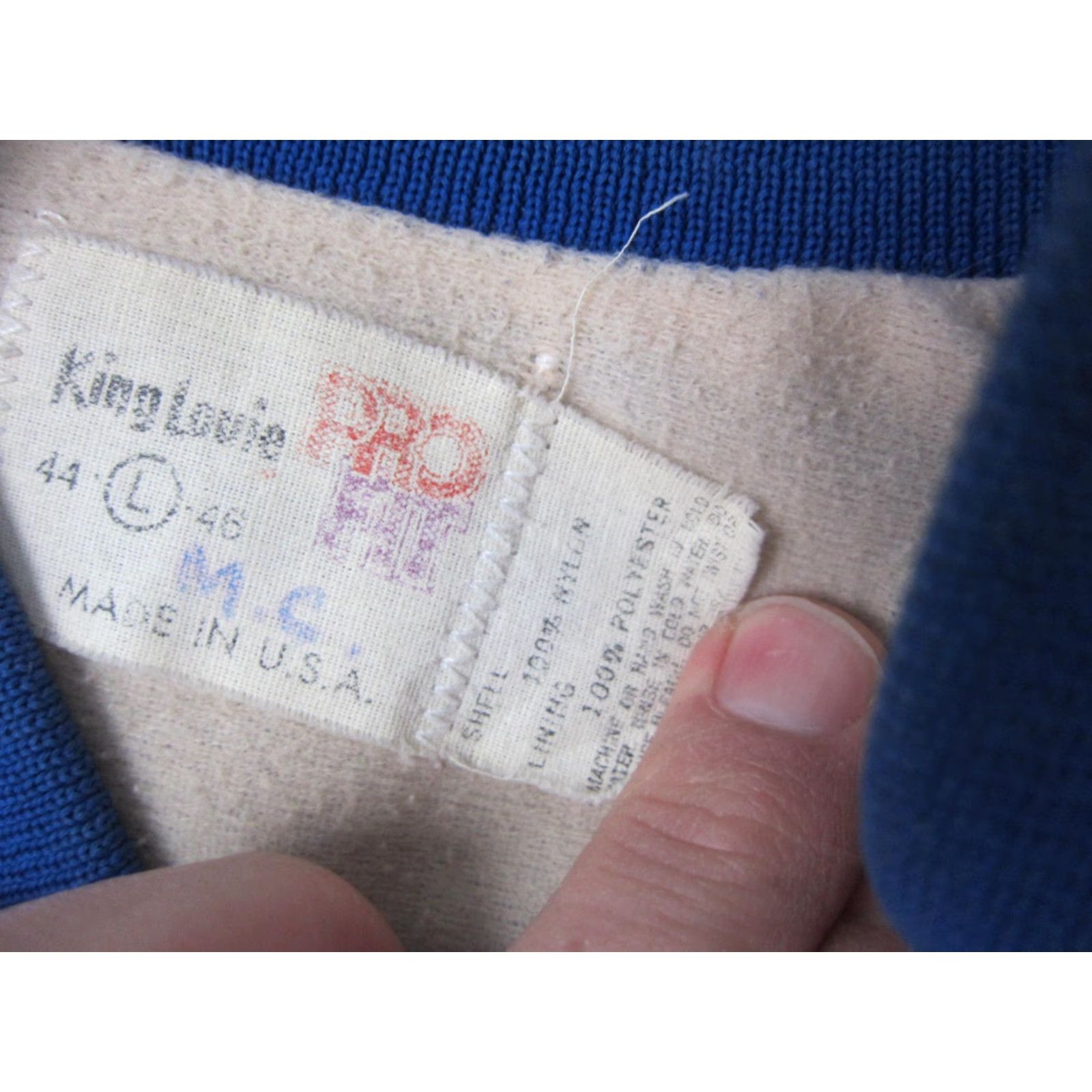 Vintage VINTAGE Bomber Jacket Mens Large Blue Satin General Mills Made in USA 80s Clothing? Size US L / EU 52-54 / 3 - 5 Thumbnail