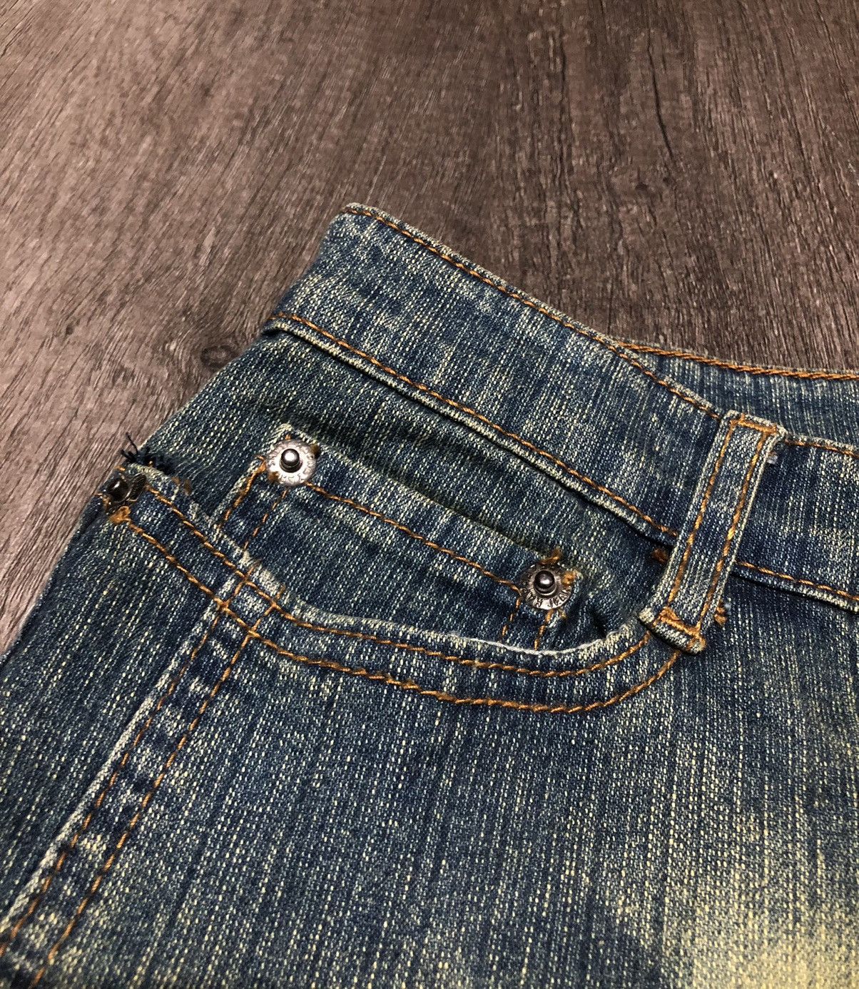 Hysteric Glamour × Japanese Brand HJ Haph Azard Flare Jeans Hysteric Design Size 28" / US 6 / IT 42 - 12 Thumbnail