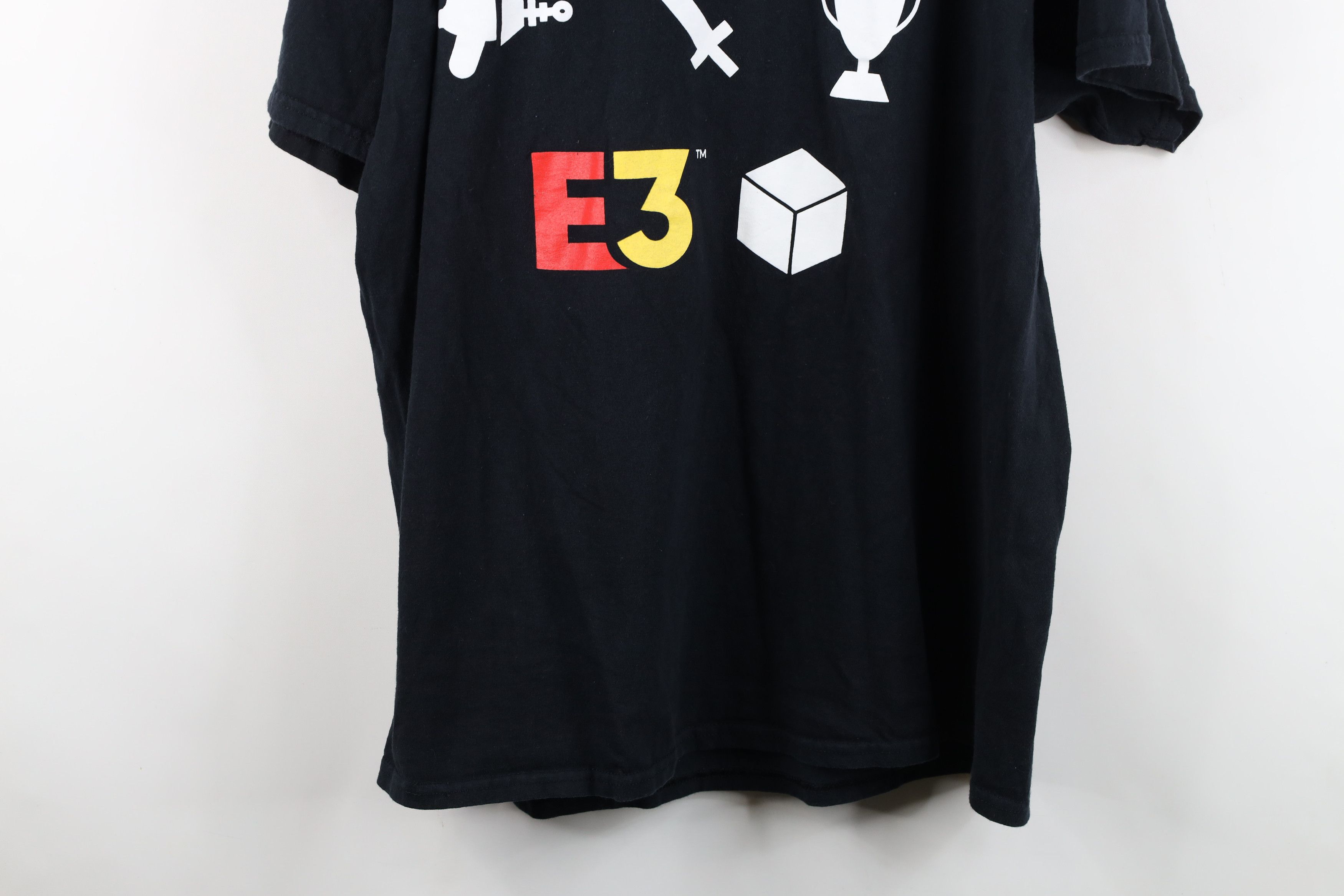 Vintage Y2K Electronic Entertainment Expo Los Angeles T-Shirt Black Size US XXL / EU 58 / 5 - 13 Thumbnail