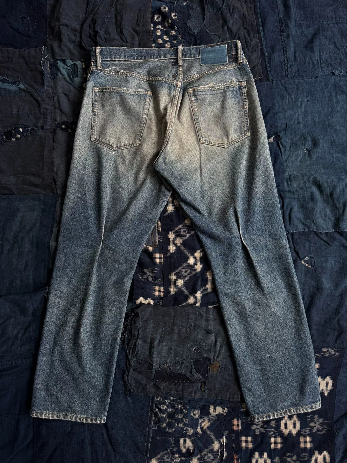 Visvim visvim JOURNEYMAN PANTS TACKED DMGD-27 Size US 26 / EU 42 - 2 Thumbnail