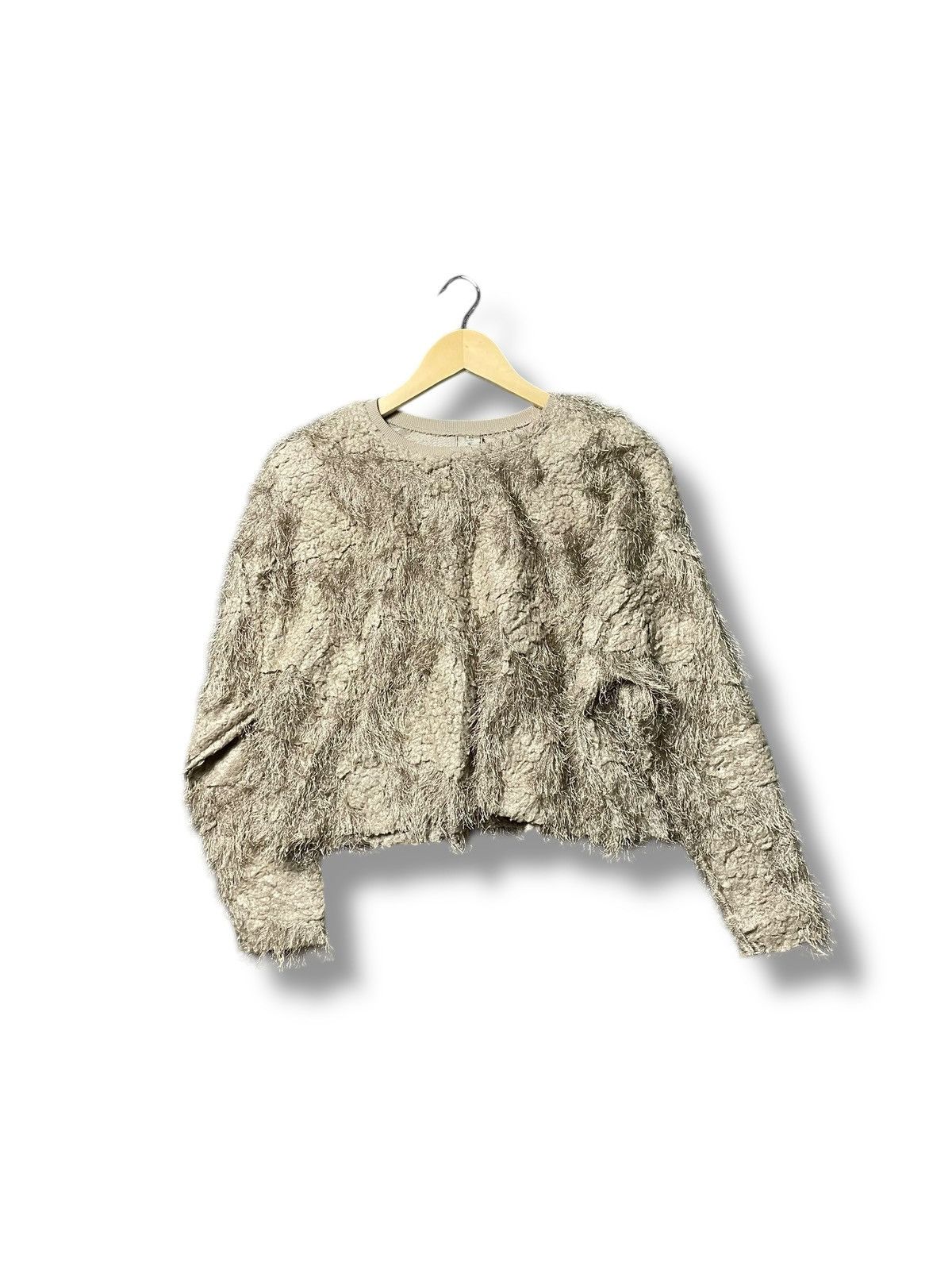 Designer × Vintage × Zara Vintage Zara Feather Croptop (45) Size S / US 4 / IT 40 - 1 Thumbnail