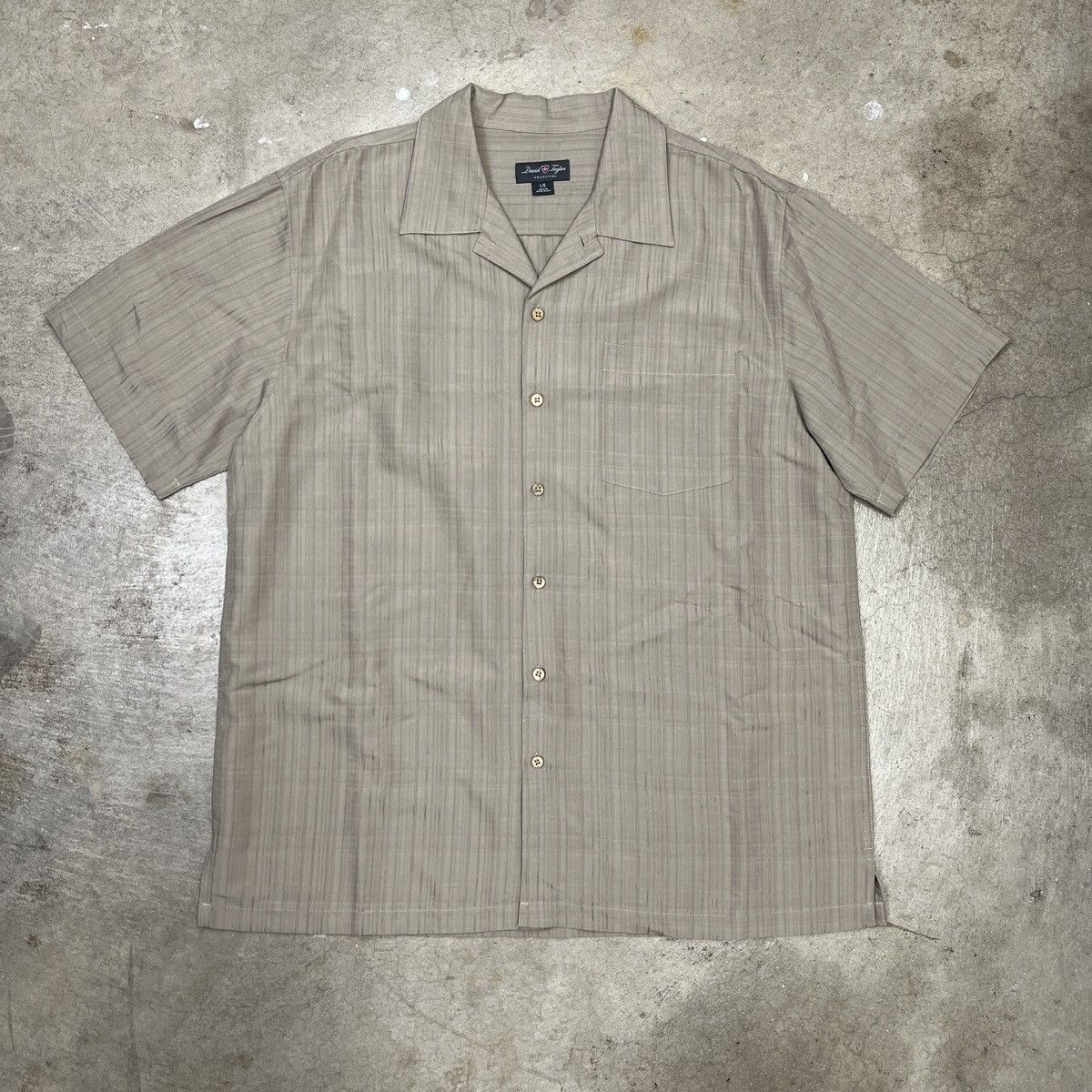David Taylor × Vintage Vintage Camp Collar Short Sleeve Button Shirt David Taylor Size US L / EU 52-54 / 3 - 1 Thumbnail