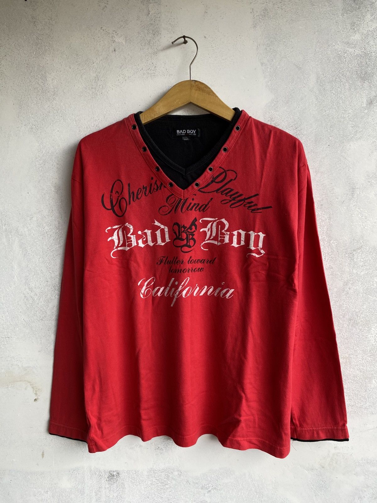 Japanese Brand 2000s Archival Bad Boy Bondage Ls Shirt y2k Lgb Size US L / EU 52-54 / 3 - 1 Thumbnail