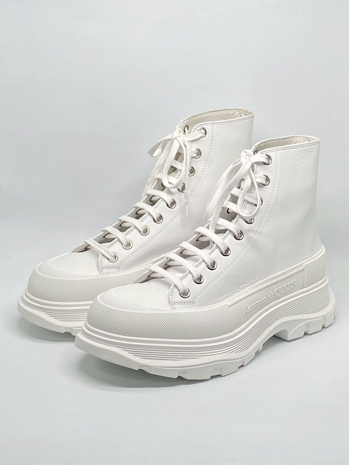 Alexander McQueen Alexander McQueen Leather Platform Boot size 43/us size 10 Size US 10 / EU 43 - 3 Thumbnail