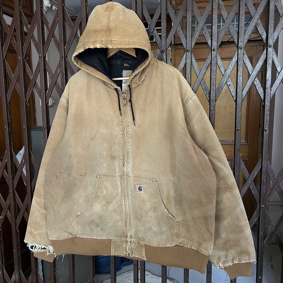 Carhartt Vintage Carhartt Active Brown Jacket J130 BRN Size US XXL / EU 58 / 5 - 2 Thumbnail