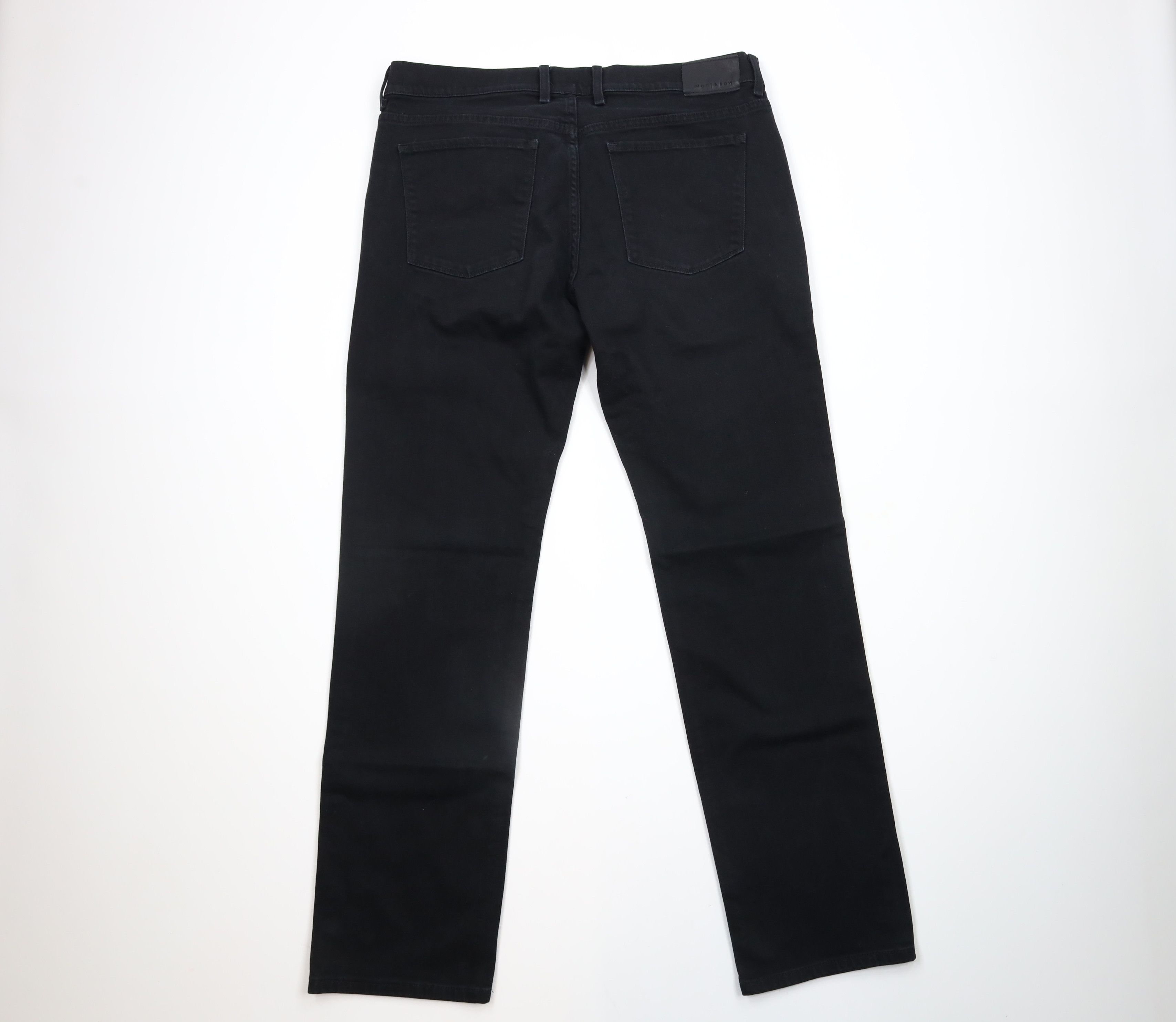 Mott & Bow × Vintage Mott & Bow Mens Stretch Slim Fit Denim Jeans Pants Black Size US 38 / EU 54 - 8 Thumbnail