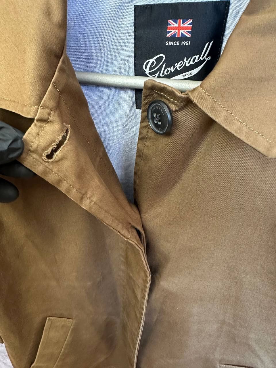 Gloverall Gloverall SS17 Car Coat Jacket Showerproof Khaki Brown Size US M / EU 48-50 / 2 - 11 Thumbnail
