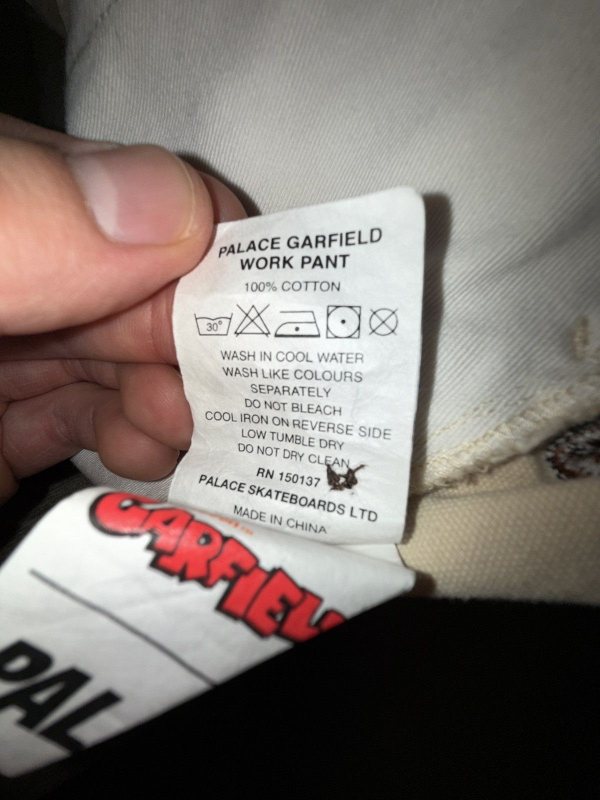 Palace Palace garfield work pants Size US 32 / EU 48 - 4 Thumbnail