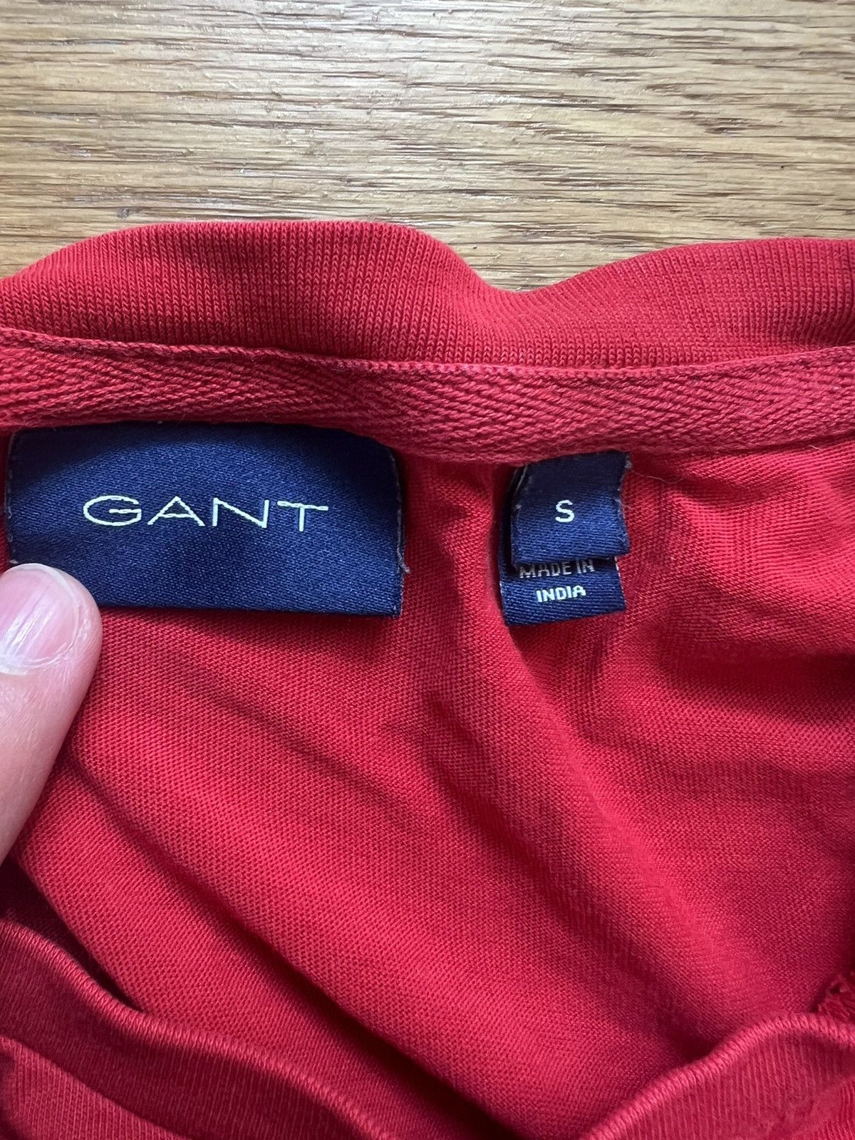 Gant × Vintage Gant vintage red t-shirt Size US S / EU 44-46 / 1 - 3 Thumbnail