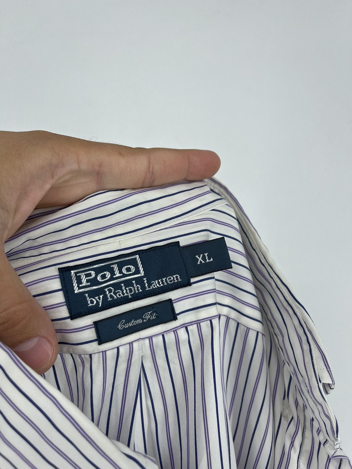 Polo Ralph Lauren × Ralph Lauren Vintage striped shirt polo Ralph Lauren size XL rare Size US XL / EU 56 / 4 - 8 Thumbnail