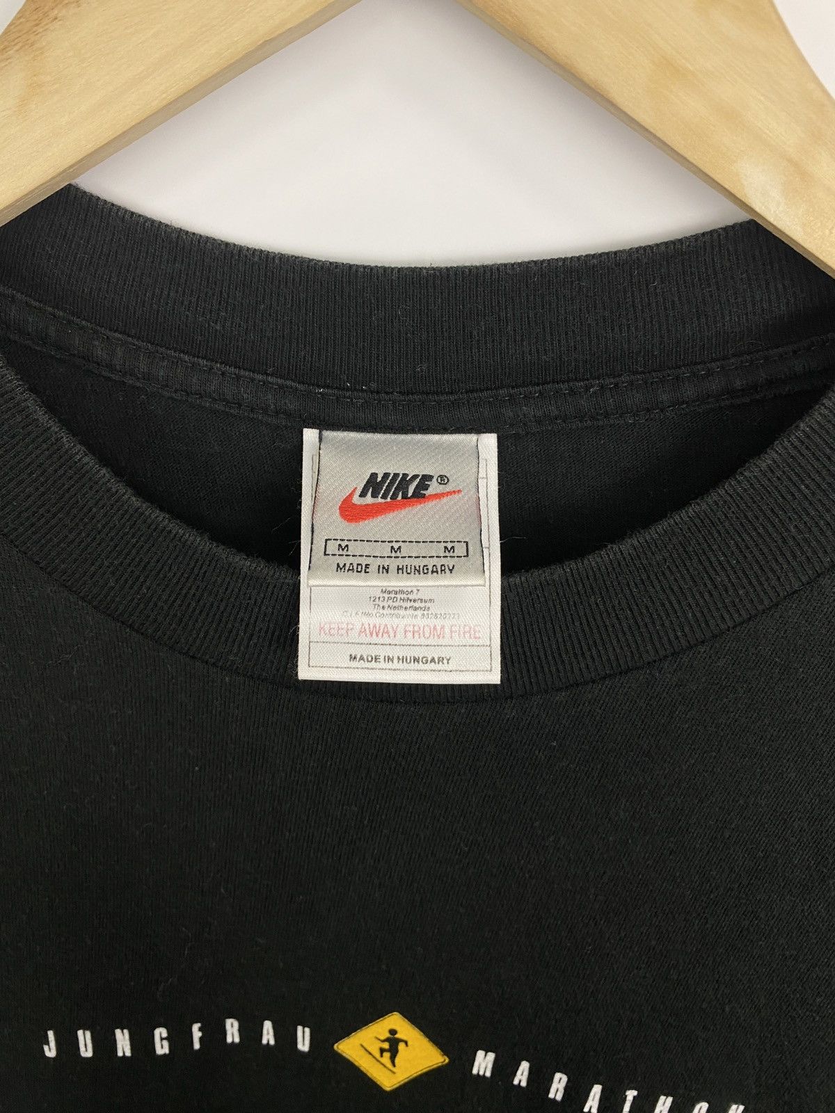 Nike 🇨🇭Vintage 1998 Nike Jungfrau Marathon T-shirt Rare Retro Hype Size US M / EU 48-50 / 2 - 6 Thumbnail