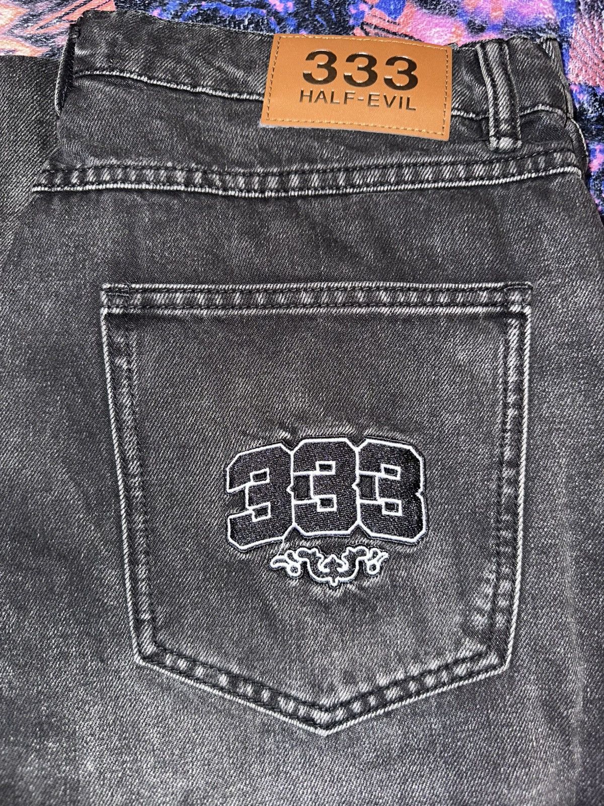 Half Evil Half Evil Black Denim Size US 34 / EU 50 - 4 Thumbnail
