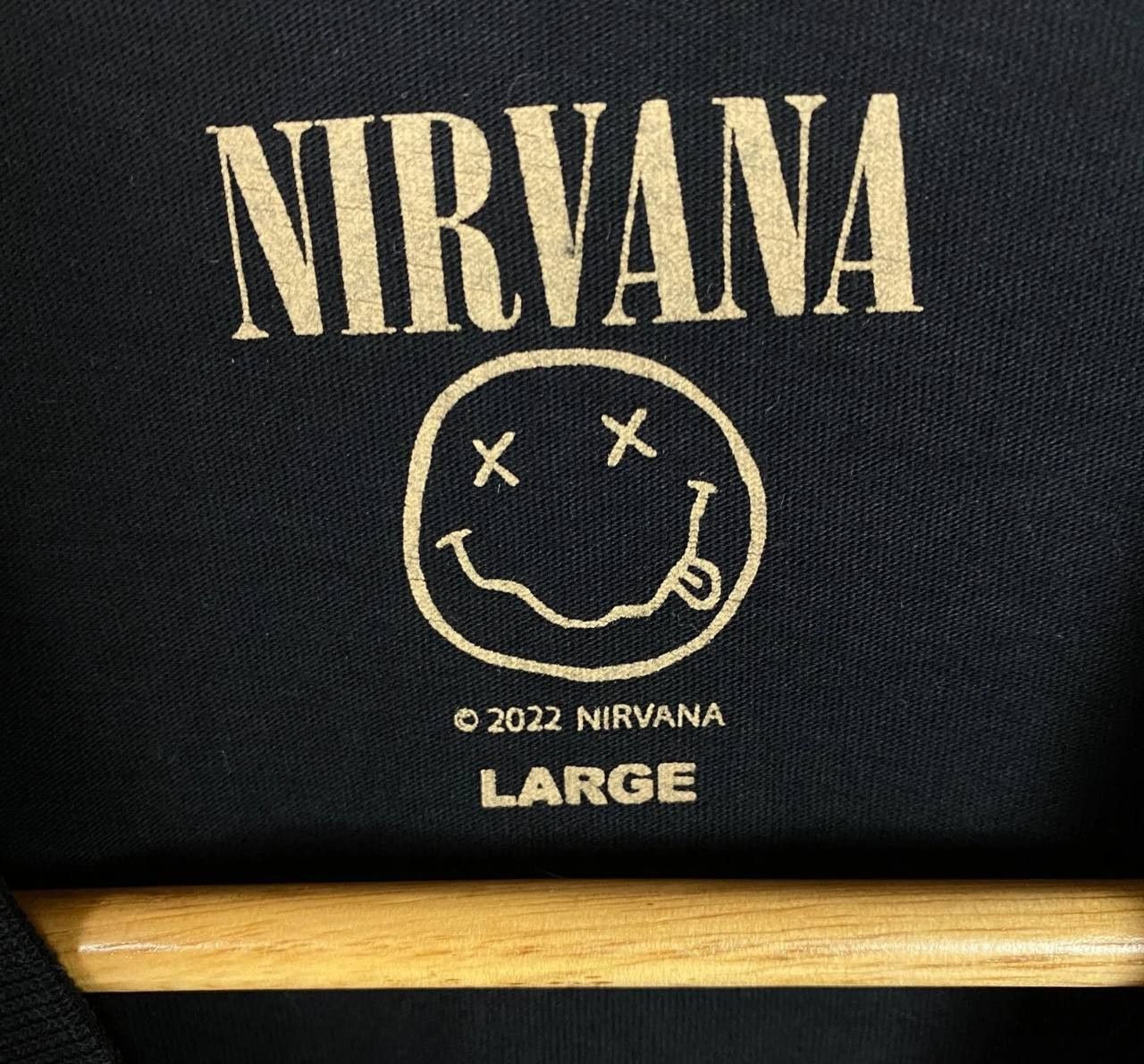 Nirvana Nirvana Tee Men’s Size L Black Cotton Short Sleeve ‘ Size US L / EU 52-54 / 3 - 8 Thumbnail