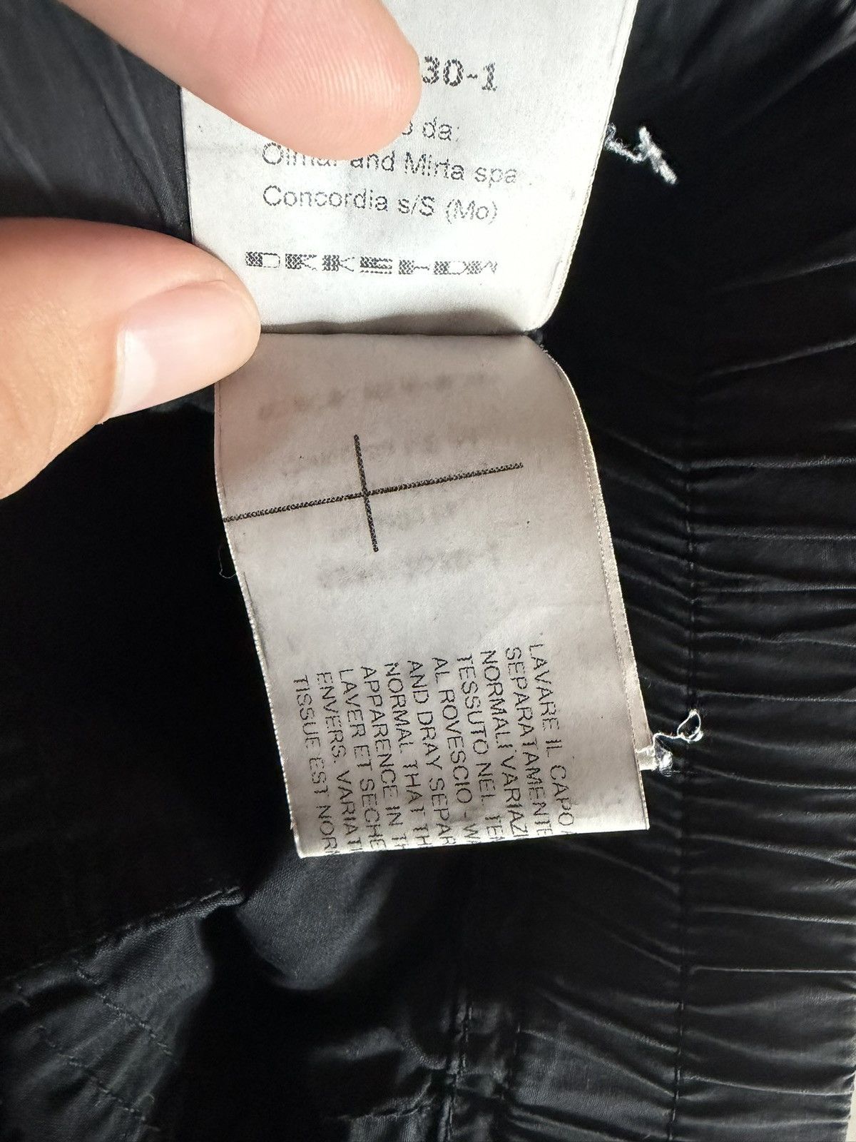 Rick Owens Drkshdw Rick Owens Drkshdw Black Waxed Creatch Cargo Pant SS15 Size US 30 / EU 46 - 11 Thumbnail