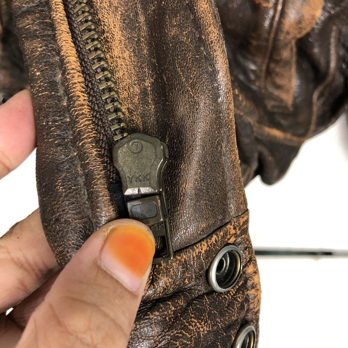 Japanese Brand 📌Vintage Riot Leather Jacket Blanket Atsukawa Issey Miyake Size US M / EU 48-50 / 2 - 18 Thumbnail