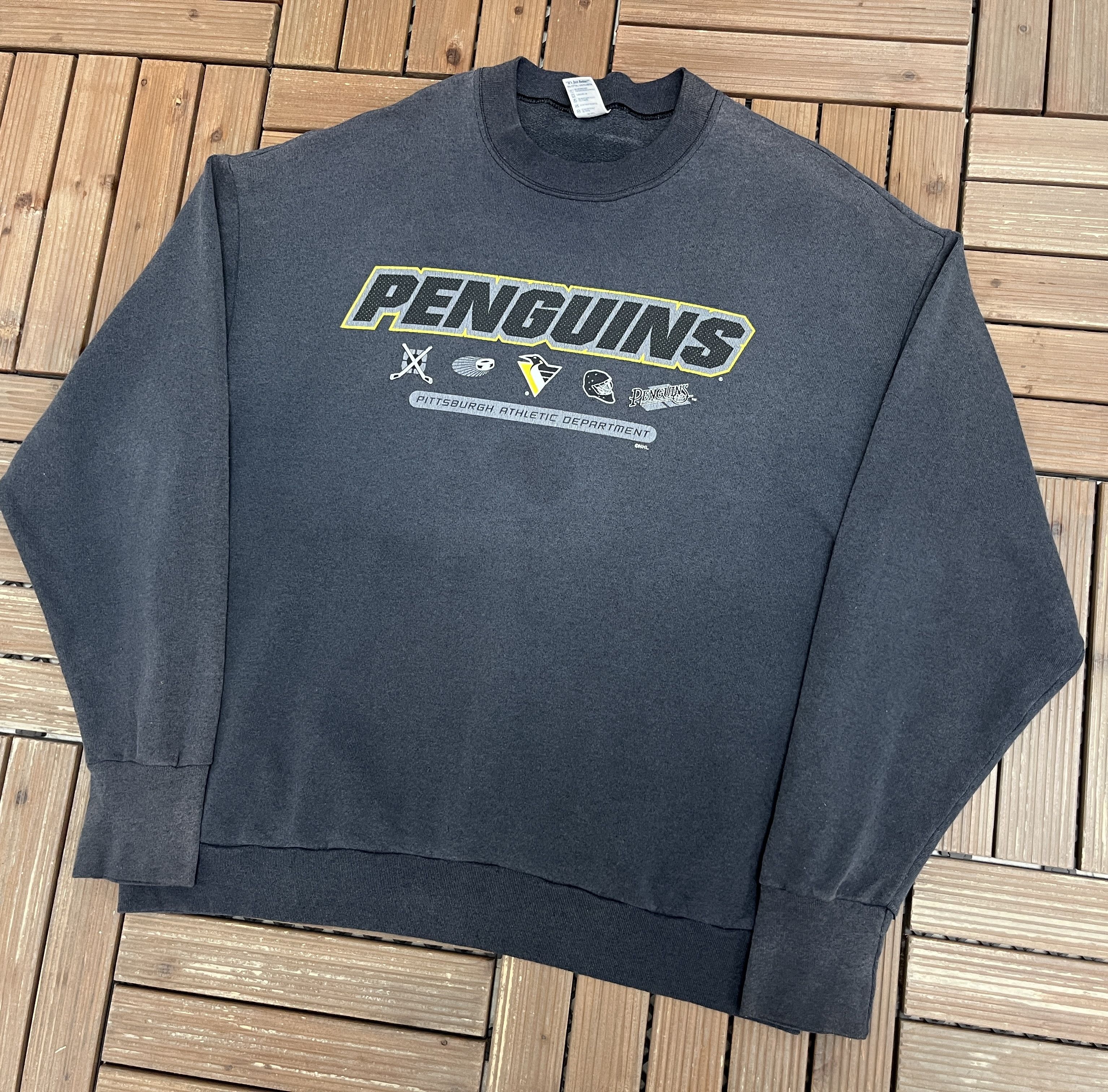 Vintage Pittsburgh Penguins Vintage Crewneck Sweater Size US XL / EU 56 / 4 - 3 Thumbnail