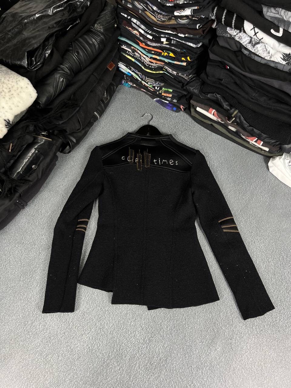 Cop Copine Cop Copine 00s Textured Glamour Jacket Size M / US 6-8 / IT 42-44 - 5 Thumbnail