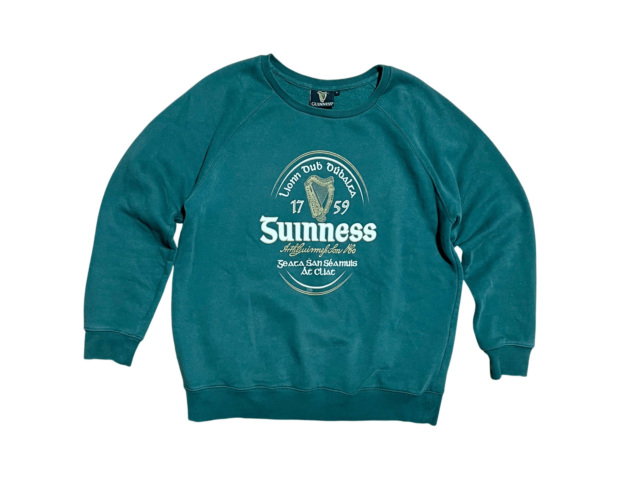 Other Guinness Irish Pub Y2K Vintage Green Crewneck Sweatshirt Size US L / EU 52-54 / 3 - 1 Thumbnail