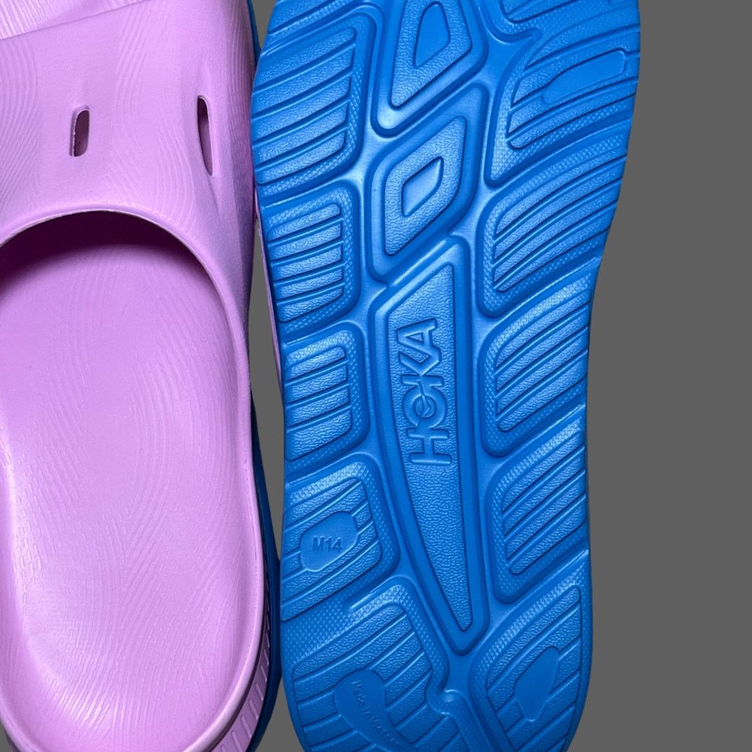 Hoka Hoka ORA Recovery Slide 3 Cyclamen Coastal Sky Size 14 NWT Size US 14 / EU 47 - 5 Thumbnail