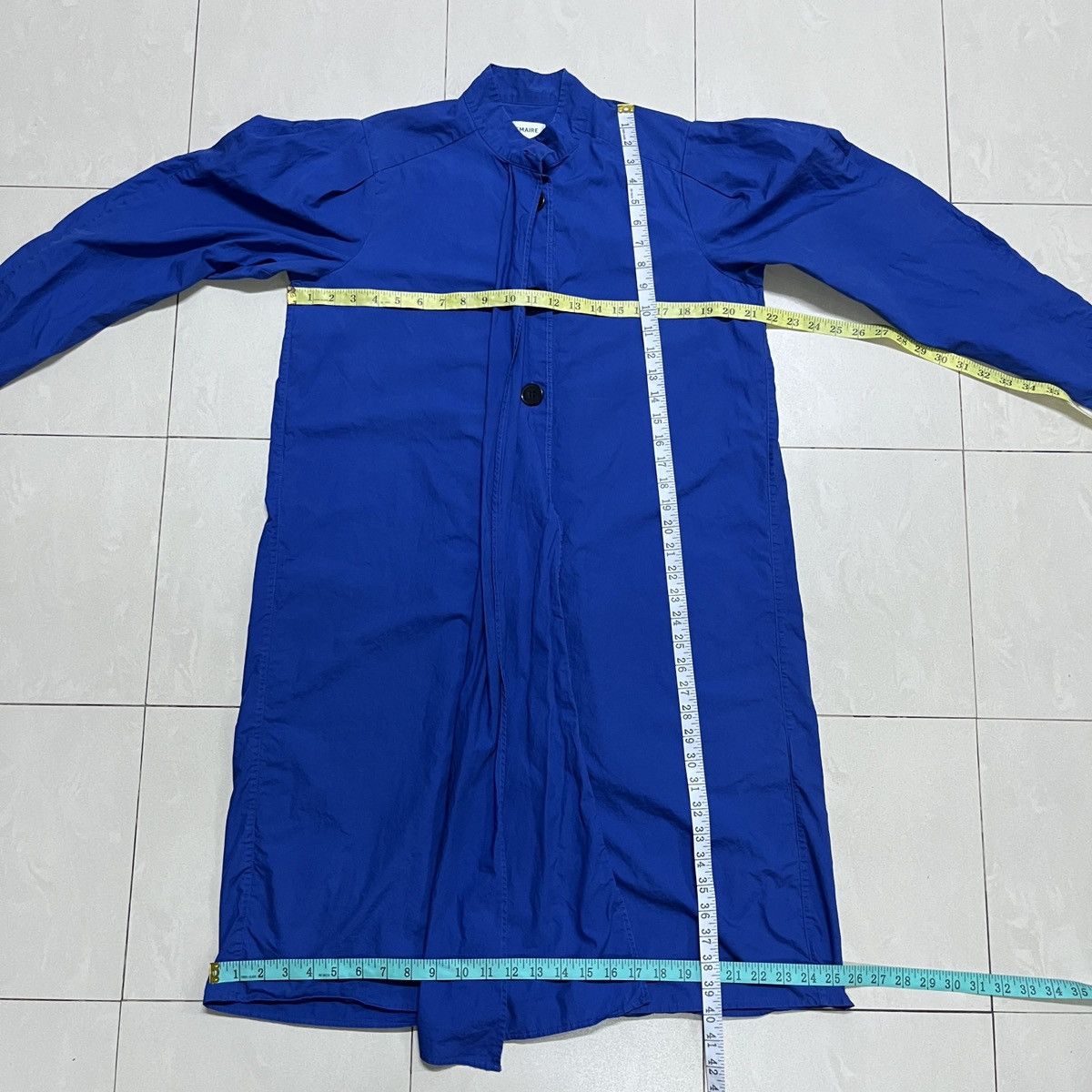 Christophe Lemaire × Lemaire Rare Lemaire Stand Collar Long Shirt/Light Jacket Size M / US 6-8 / IT 42-44 - 14 Thumbnail
