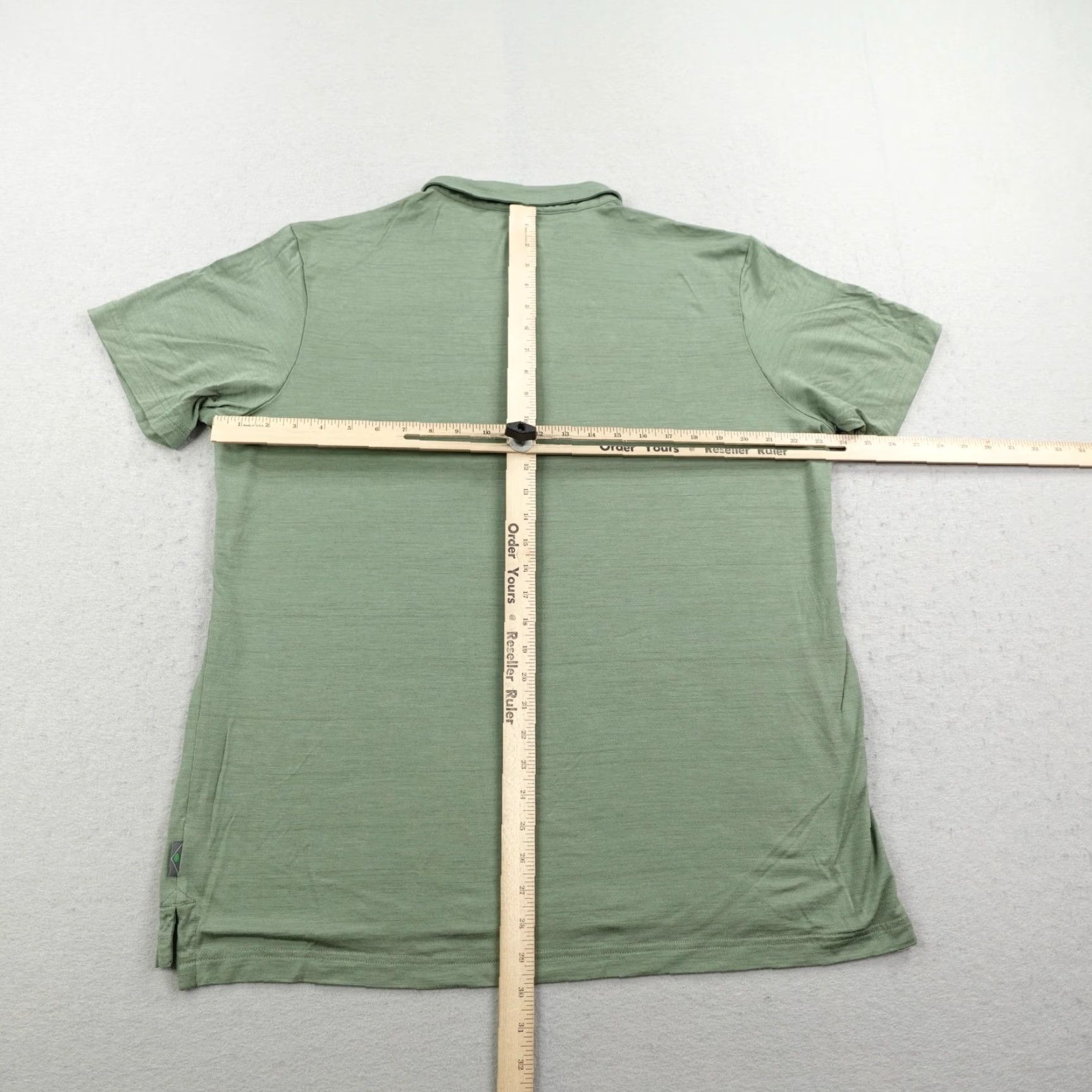 Vintage Stio Polo Shirt Mens XL Green Wool Tencel Blend Performance Flex Alpine Golf Size US XL / EU 56 / 4 - 4 Thumbnail