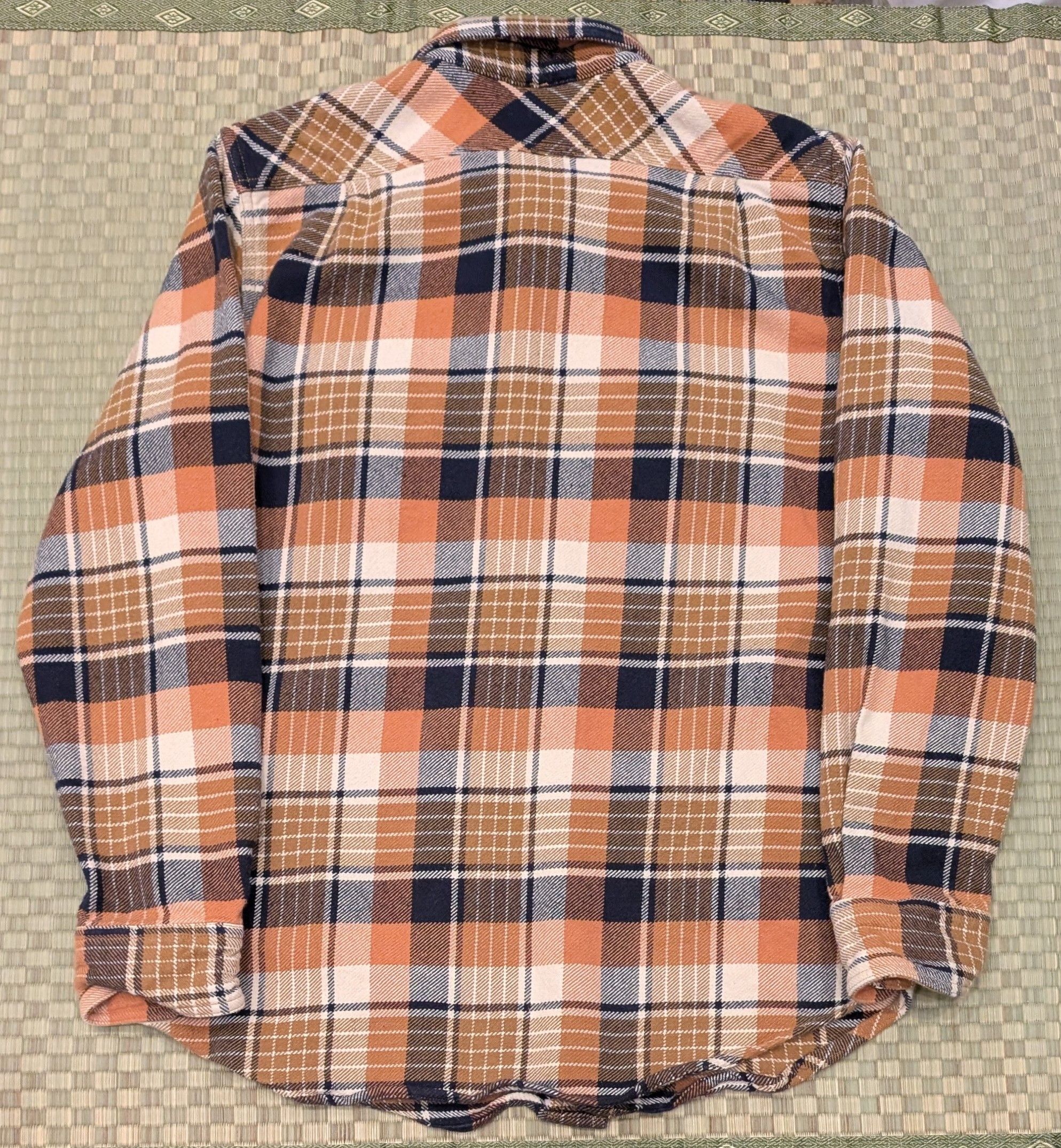 Filson Filson Vintage Flannel Work Shirt Navy Cumin Red Size US M / EU 48-50 / 2 - 2 Thumbnail
