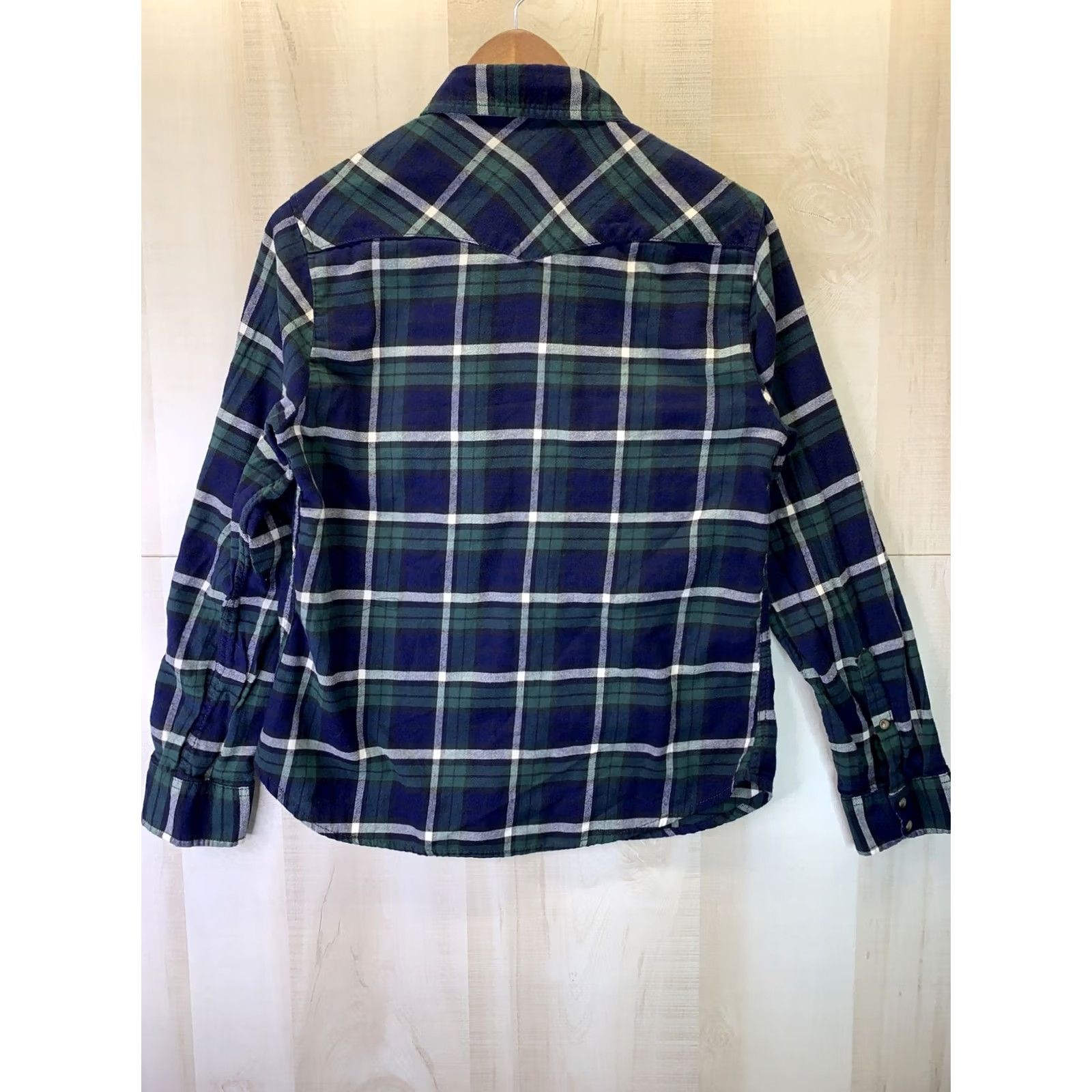 Vintage Jachs Girlfriend Comfort Stretch Women’s S Blue/Green Plaid Flannel Shirt Shirt Women S Plaid Flannel Blue Green Comfort Stretch Vintage: No Size S / US 4 / IT 40 - 5 Thumbnail