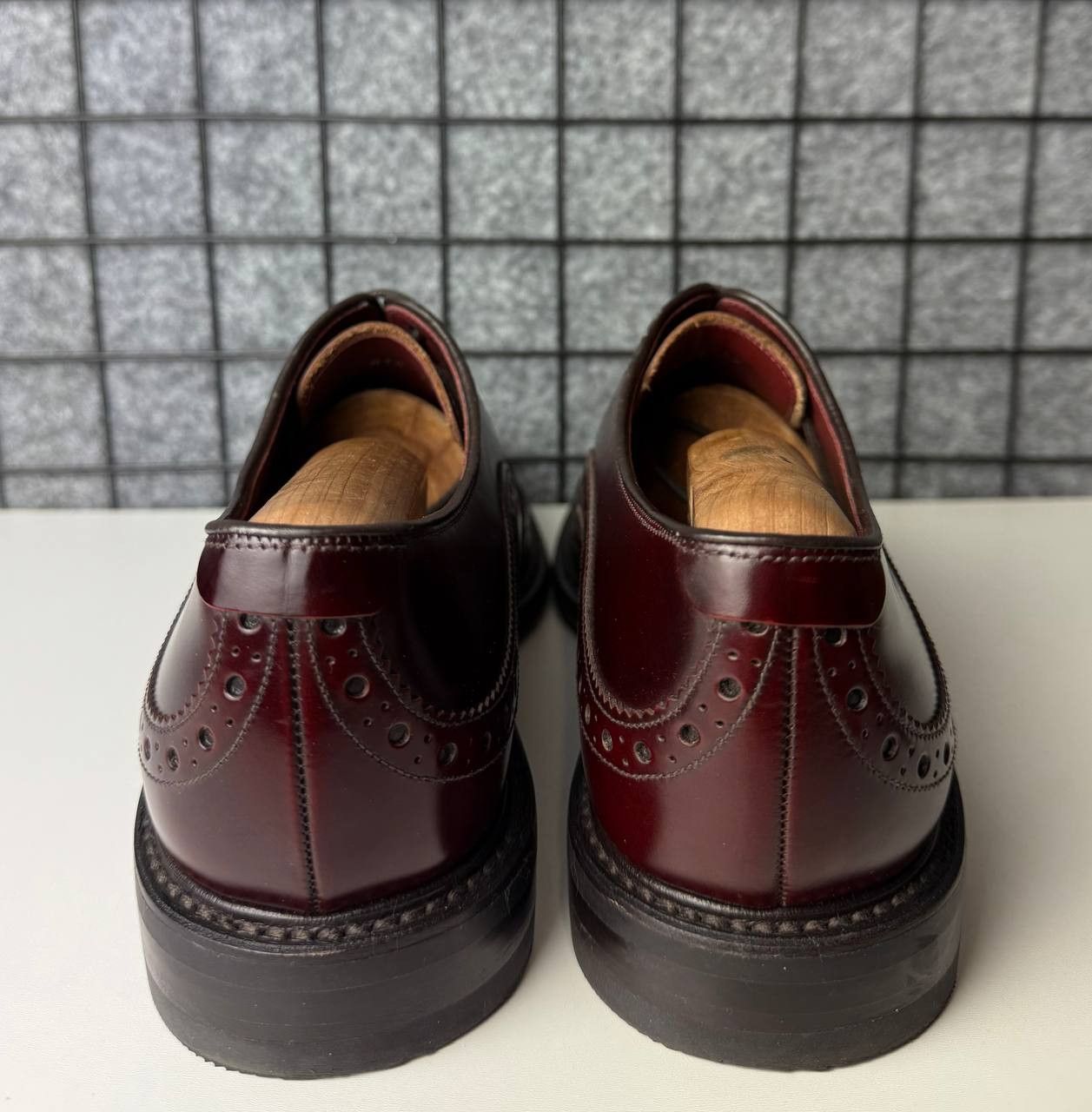 Loake Loake 1880 Demon Burgundy Leather Brogue Size US 11.5 / EU 44-45 - 7 Thumbnail