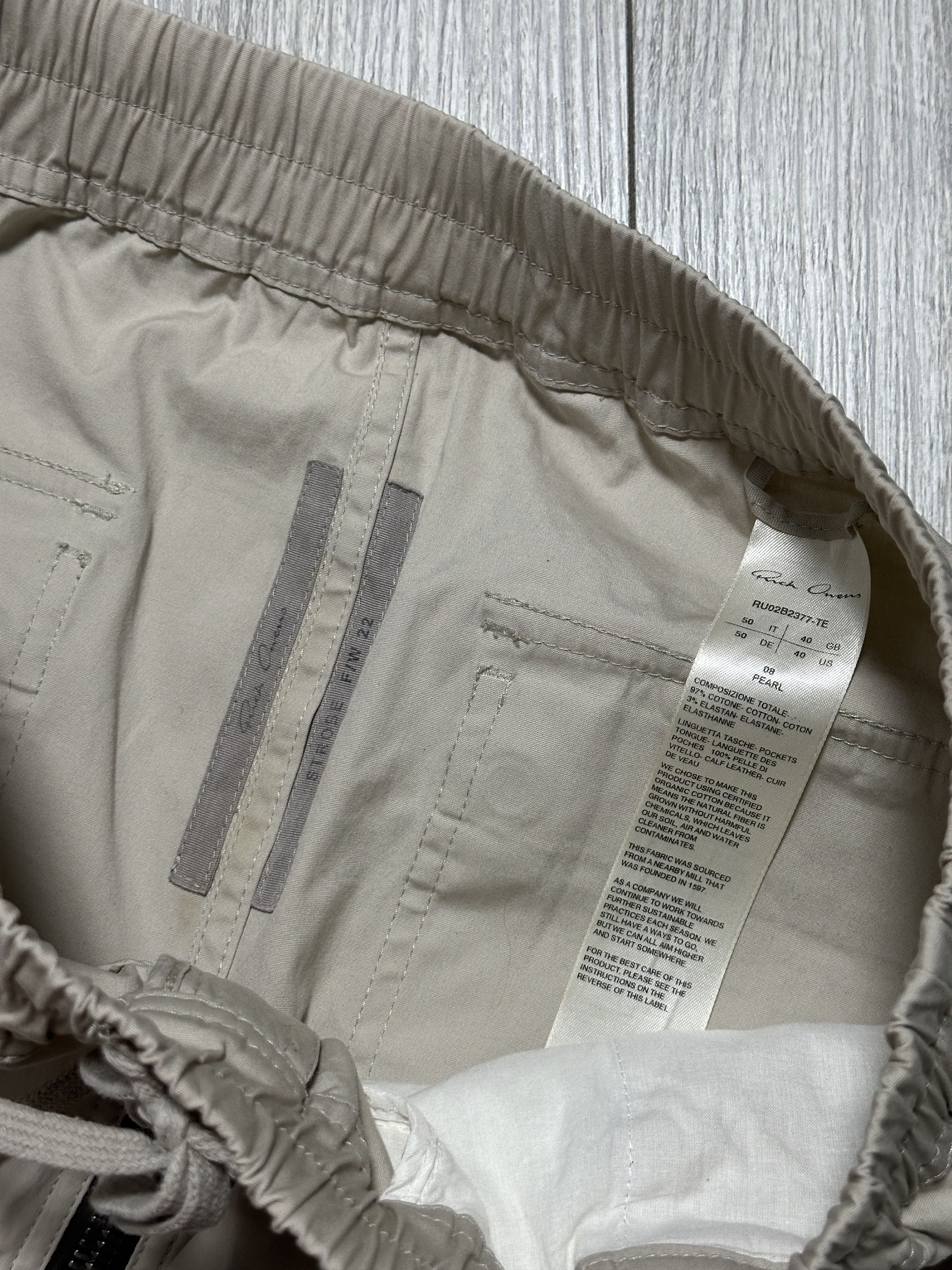 Rick Owens Rick Owens Bauhaus Tapered Drawstring Cargo Trousers Jogger Size US 34 / EU 50 - 6 Thumbnail