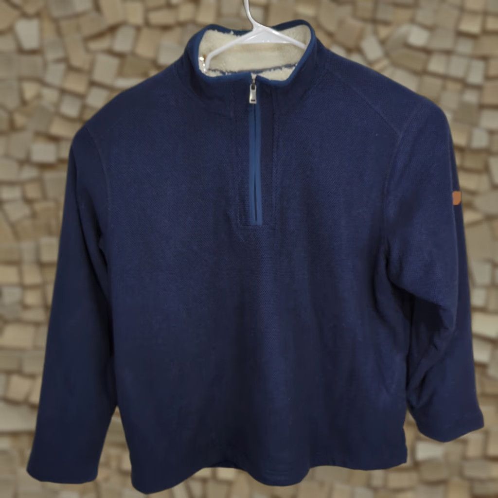 Orvis Orvis Pullover Sweater 2XL Men’s Blue Fleece Sherpa Lined 1/4 Zip Thick Casual Workwear Size US XXL / EU 58 / 5 - 1 Thumbnail